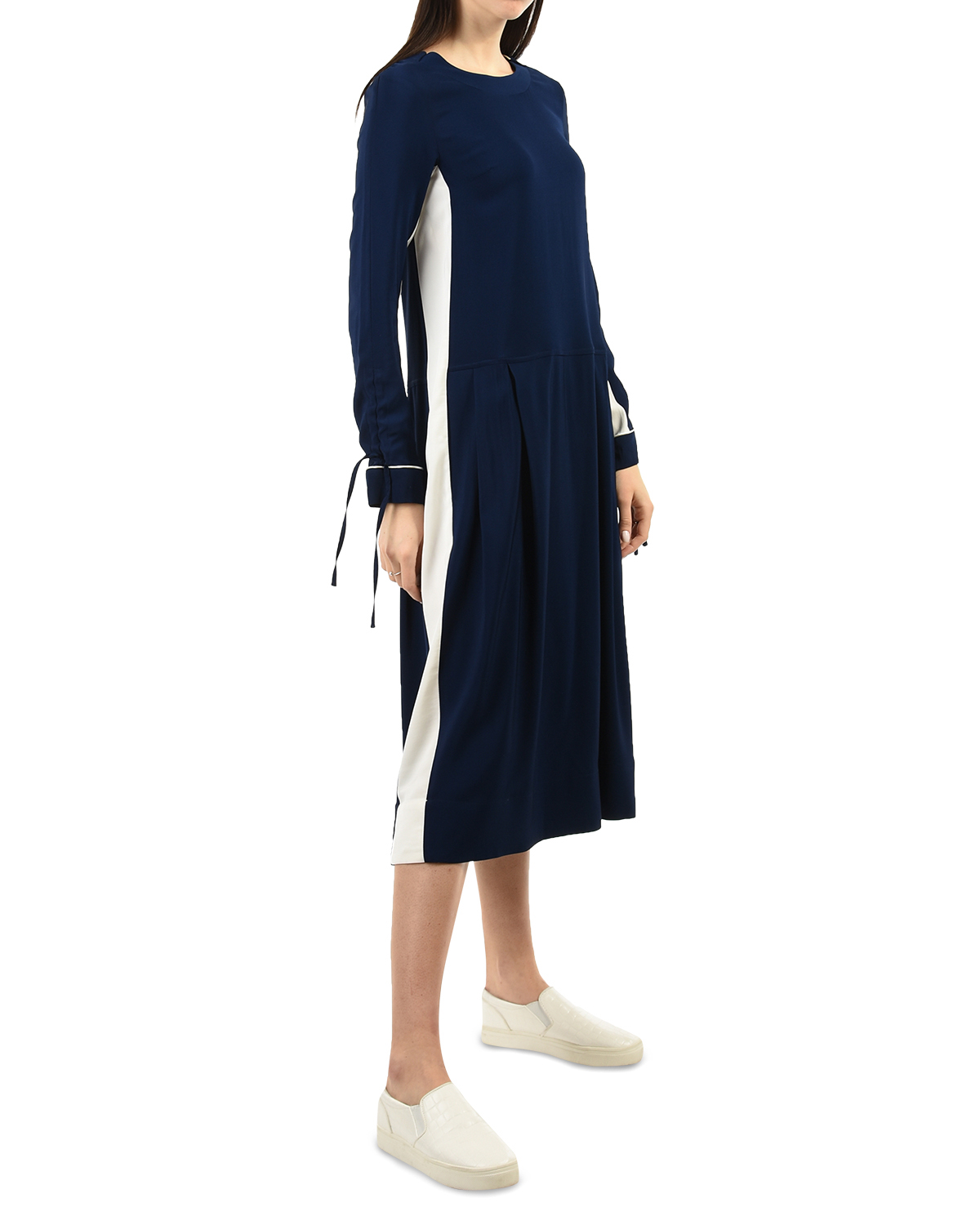Платье TWINSET, размер 42, цвет синий - фото 2