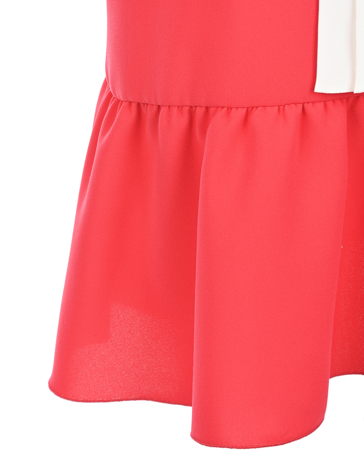 Платье с контрастной завязкой на вороте Red Valentino - фото 8