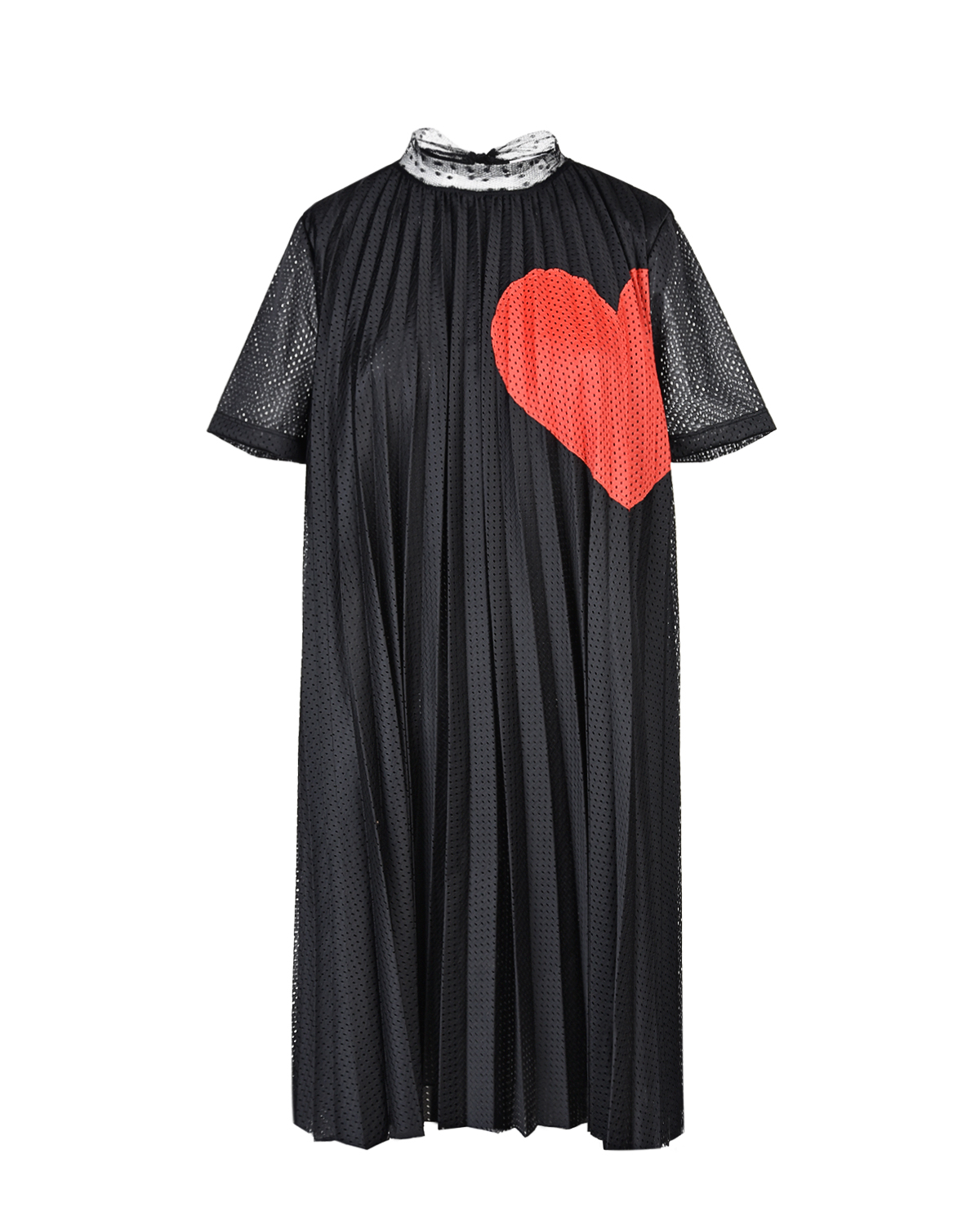 Платье с принтом "сердце" Red Valentino - фото 1