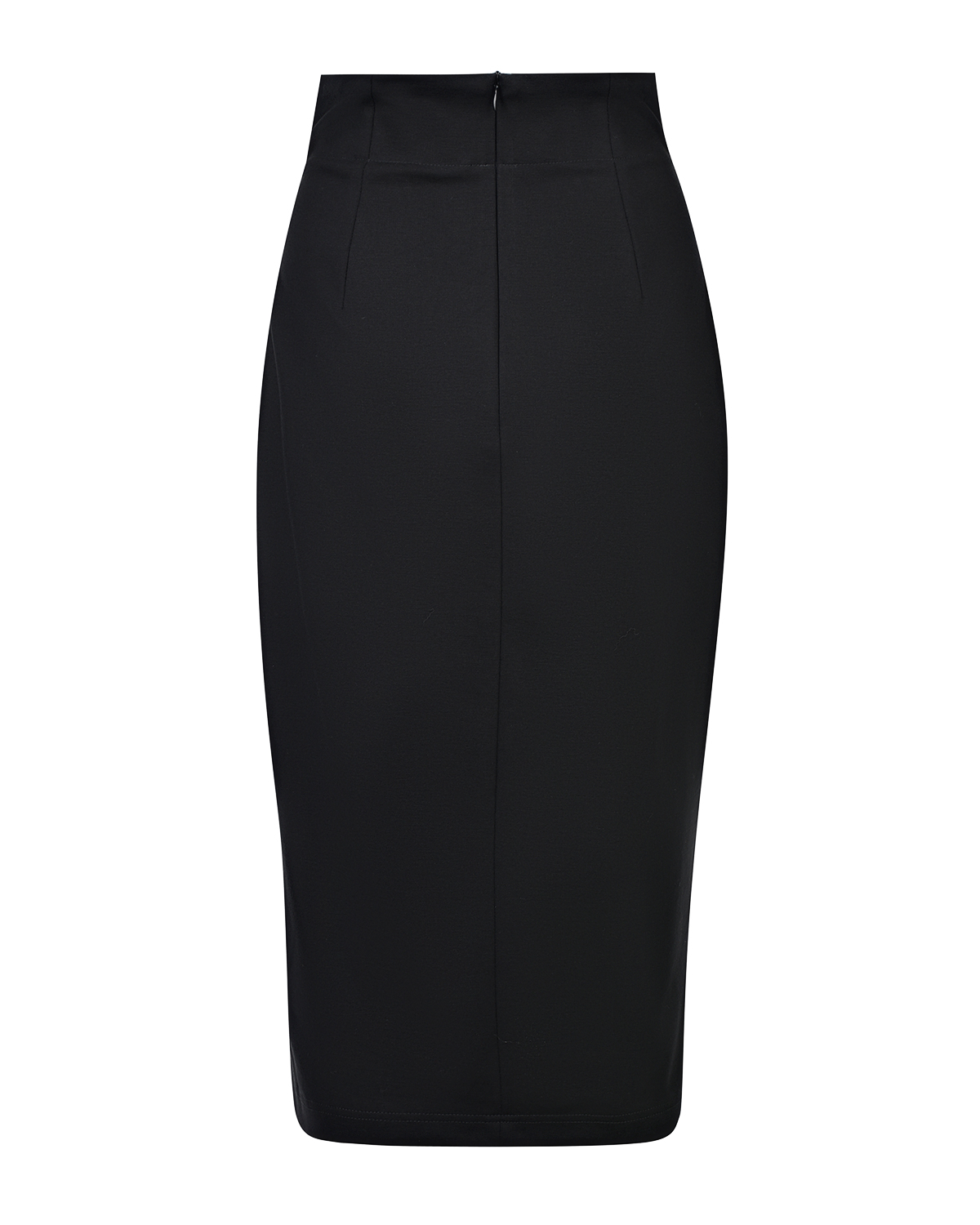 Черная кожаная юбка Parosh, размер 42, цвет черный - фото 6