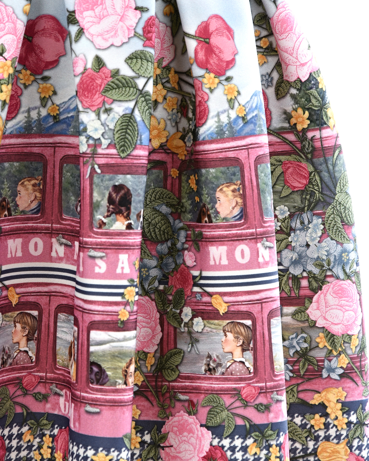 Расклешенная юбка в складку Monnalisa детская - фото 4
