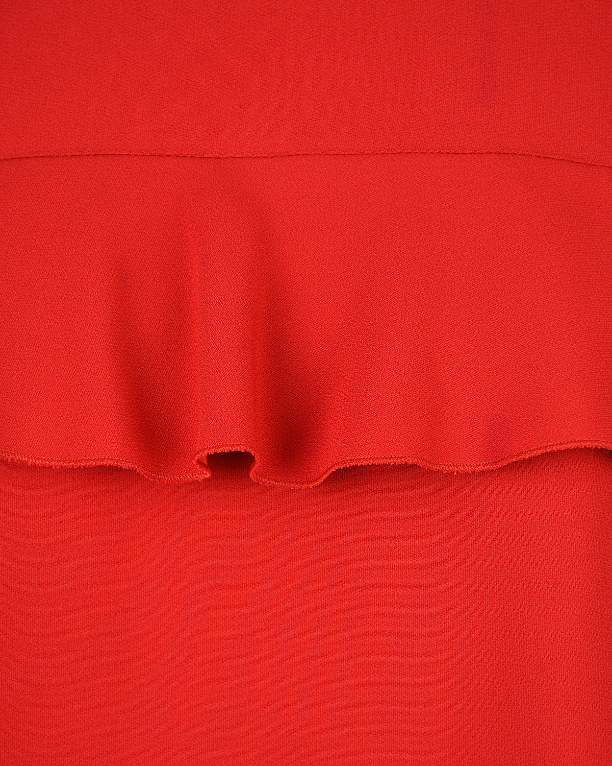 Красное платье с оборкой Red Valentino - фото 7