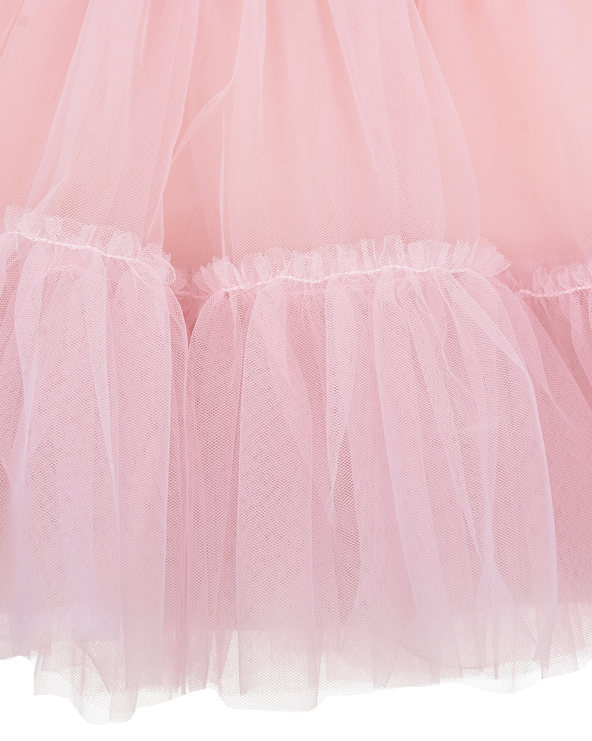 Платье с пышной розовой юбкой Monnalisa детское, размер 80, цвет мультиколор - фото 4
