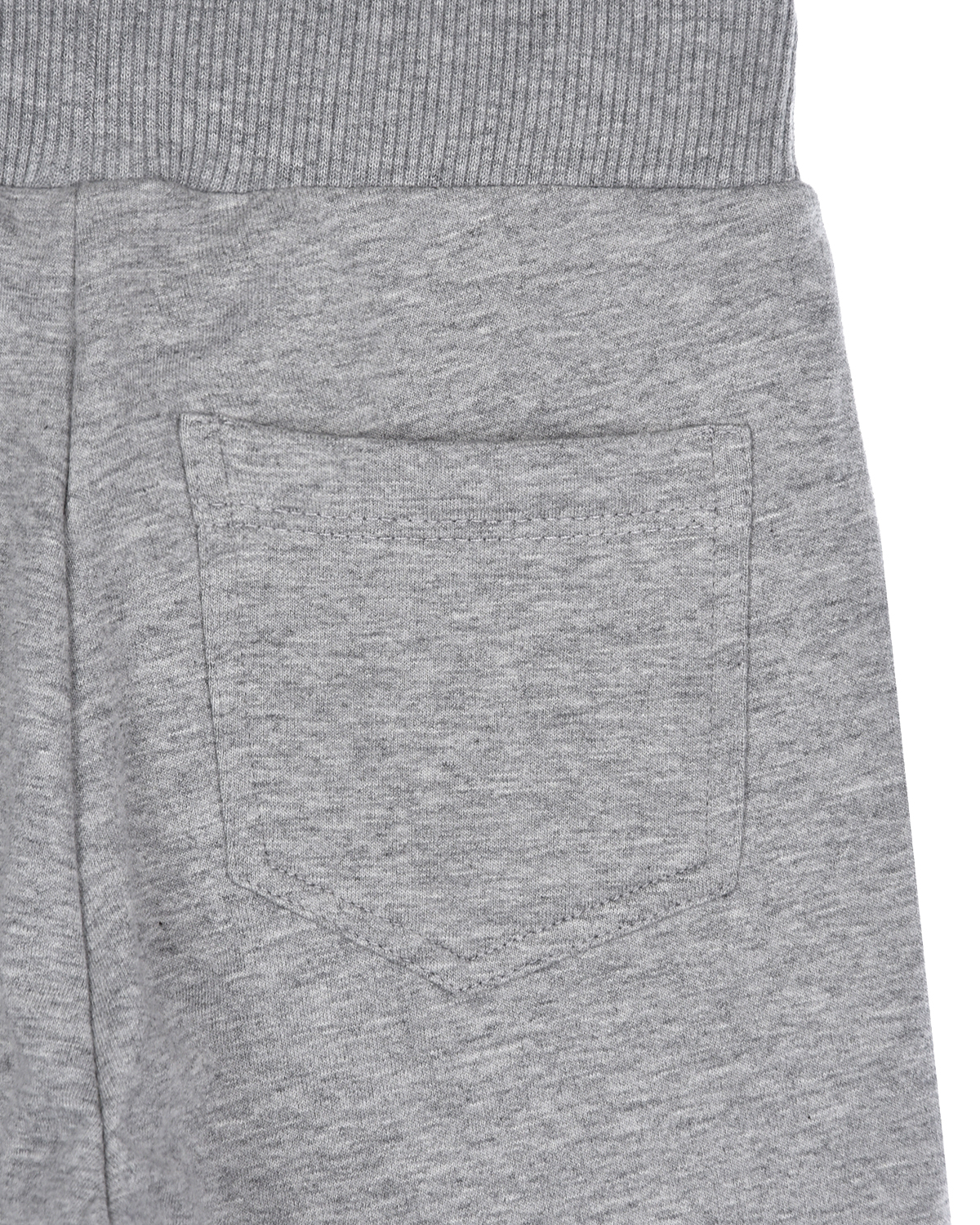 Серые спортивные брюки с принтом "GOOD VIBES" Monnalisa детские, размер 104, цвет серый - фото 4