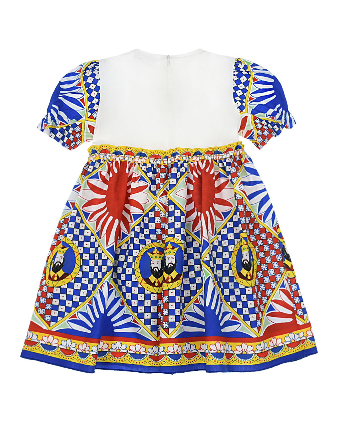 Платье с принтом "carretto" Dolce&Gabbana детское, размер 86, цвет мультиколор - фото 3