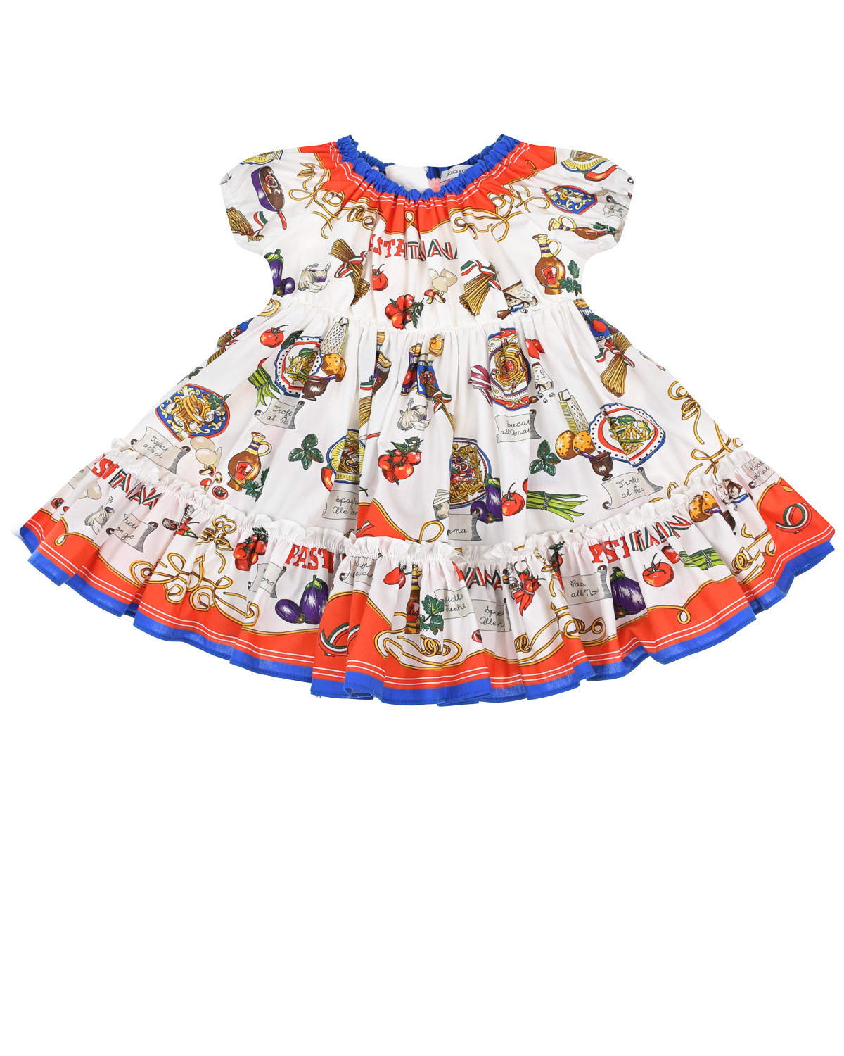 Платье с принтом Capri Dolce&Gabbana детское