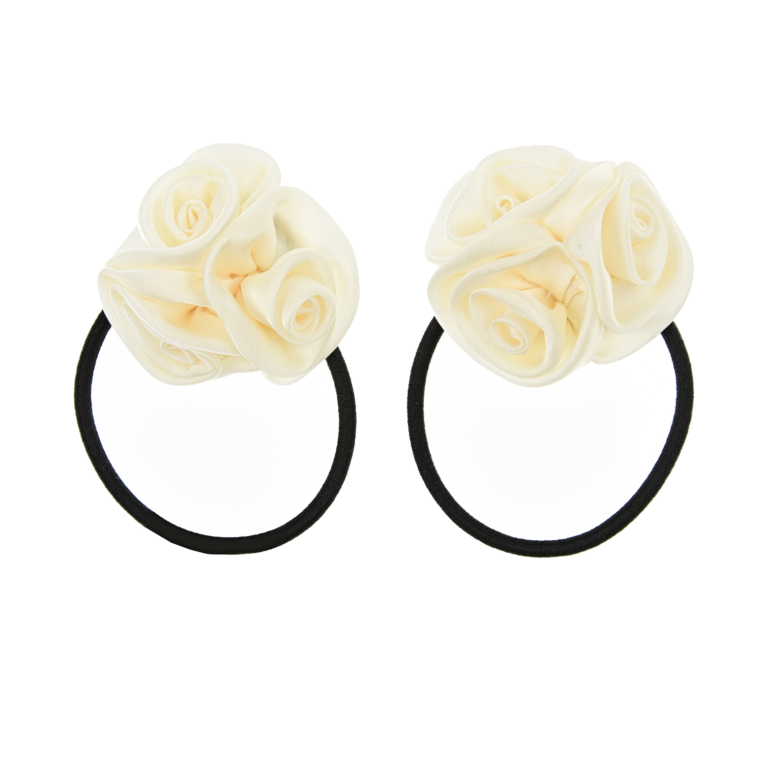 

Резинка для волос S.Rose 2 шт Junefee детская, Кремовый, Резинка для волос S.Rose 2 шт Junefee детская