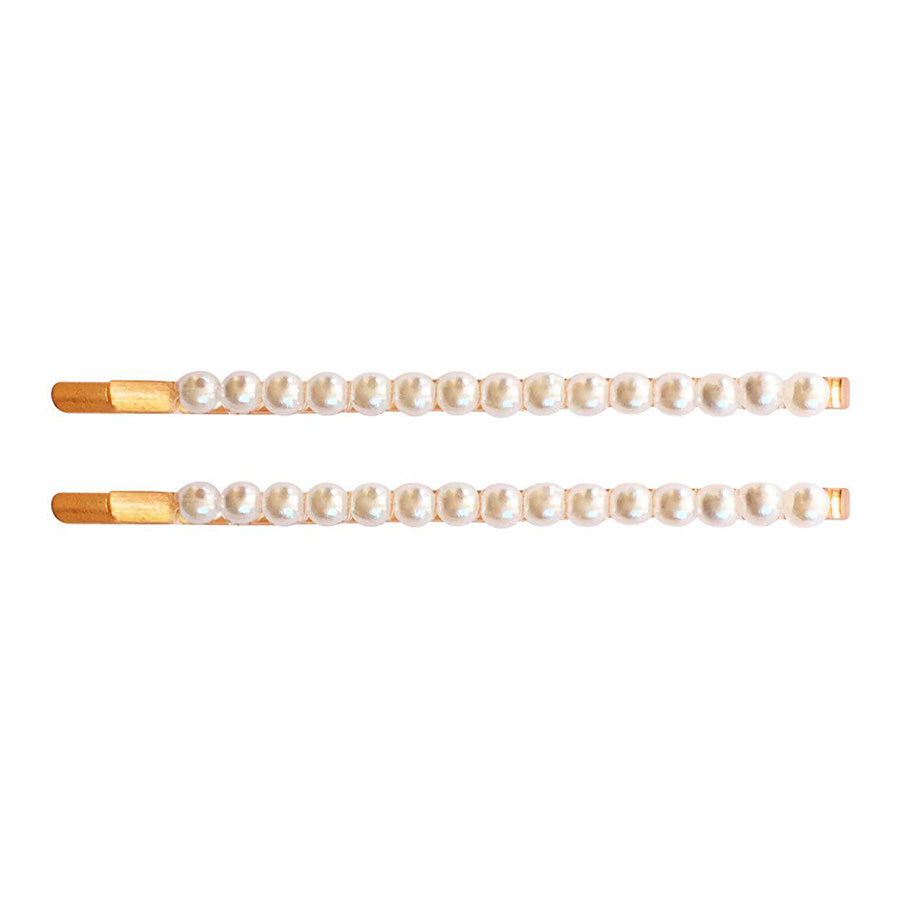 Набор из двух невидимок с мелким жемчугом, коллекция "Pearl" Milledeux детский