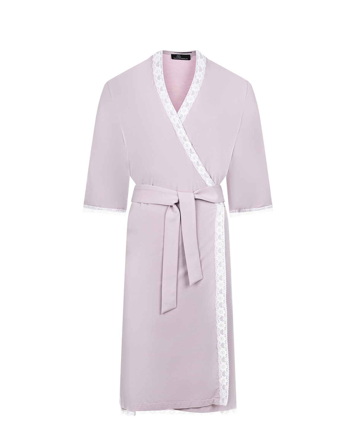 Комплект: халат и комбинация Dan Maralex, размер 42, цвет розовый