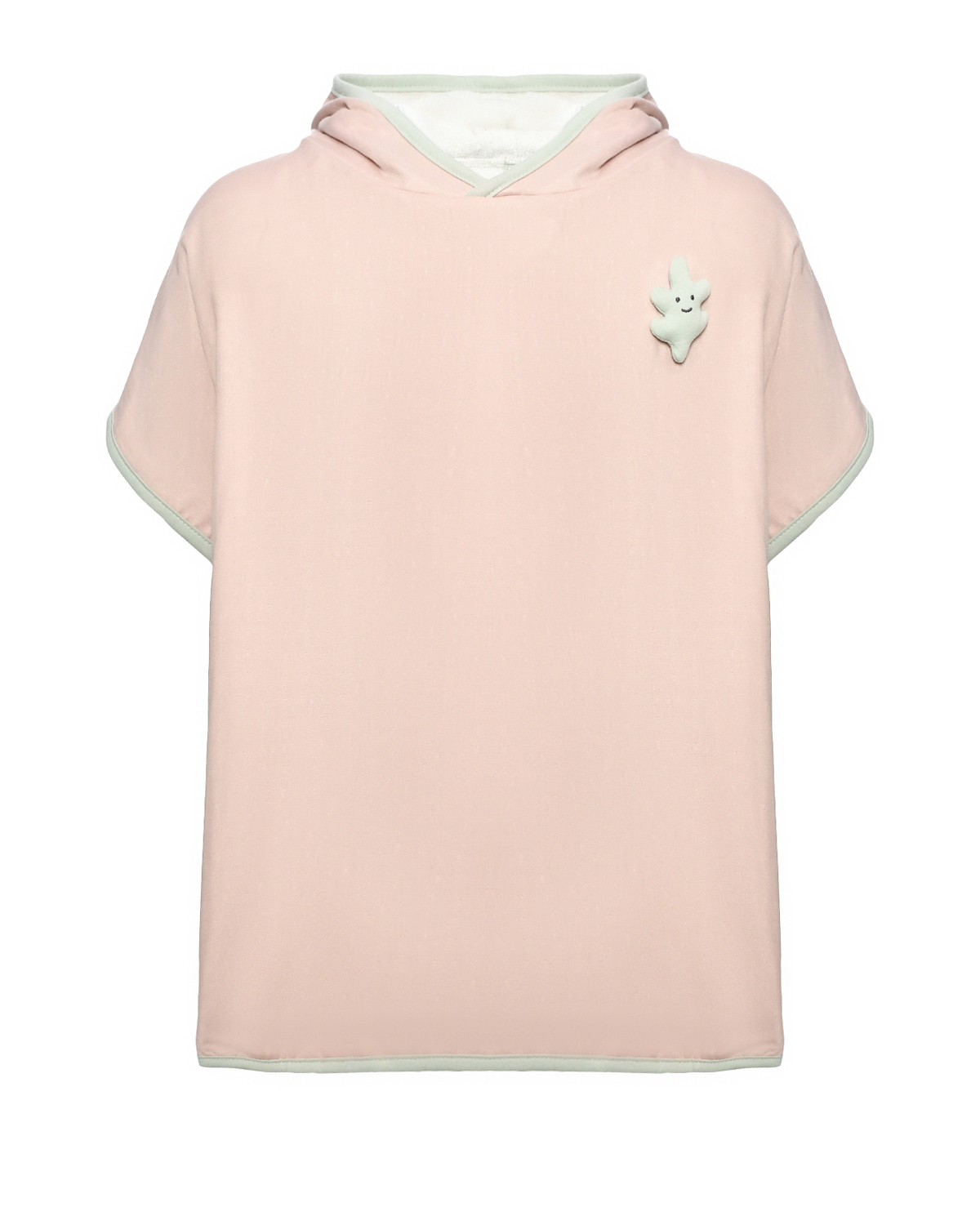 Полотенце-пончо, розовый BAMBOO BEBE детское perina полотенце детское с капюшоном коала 95х95