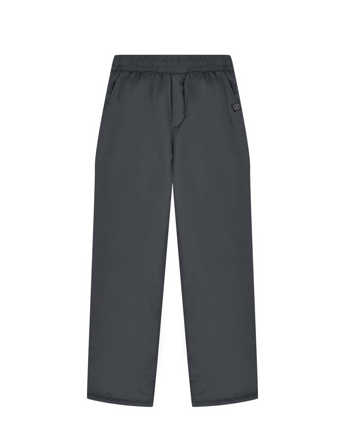 Утепленные темно-серые брюки Dan Maralex детские, размер 128, цвет серый