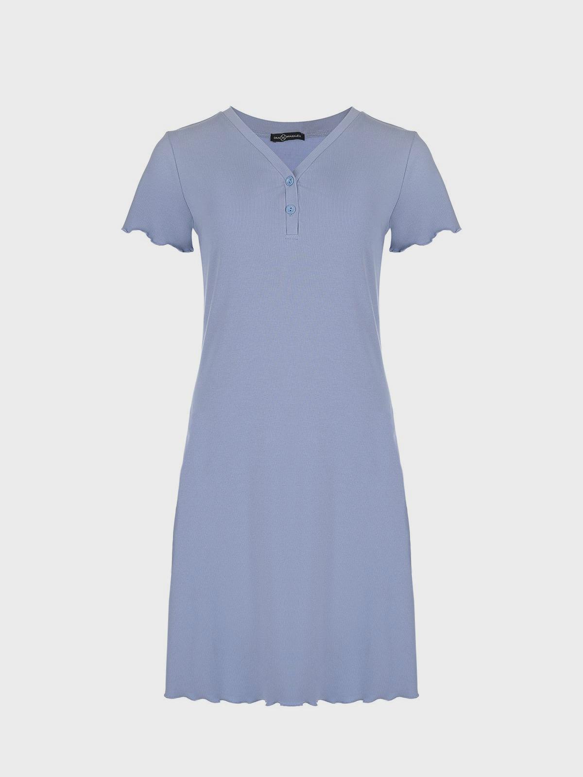 Ночная рубашка серо-голубого цвета Dan Maralex