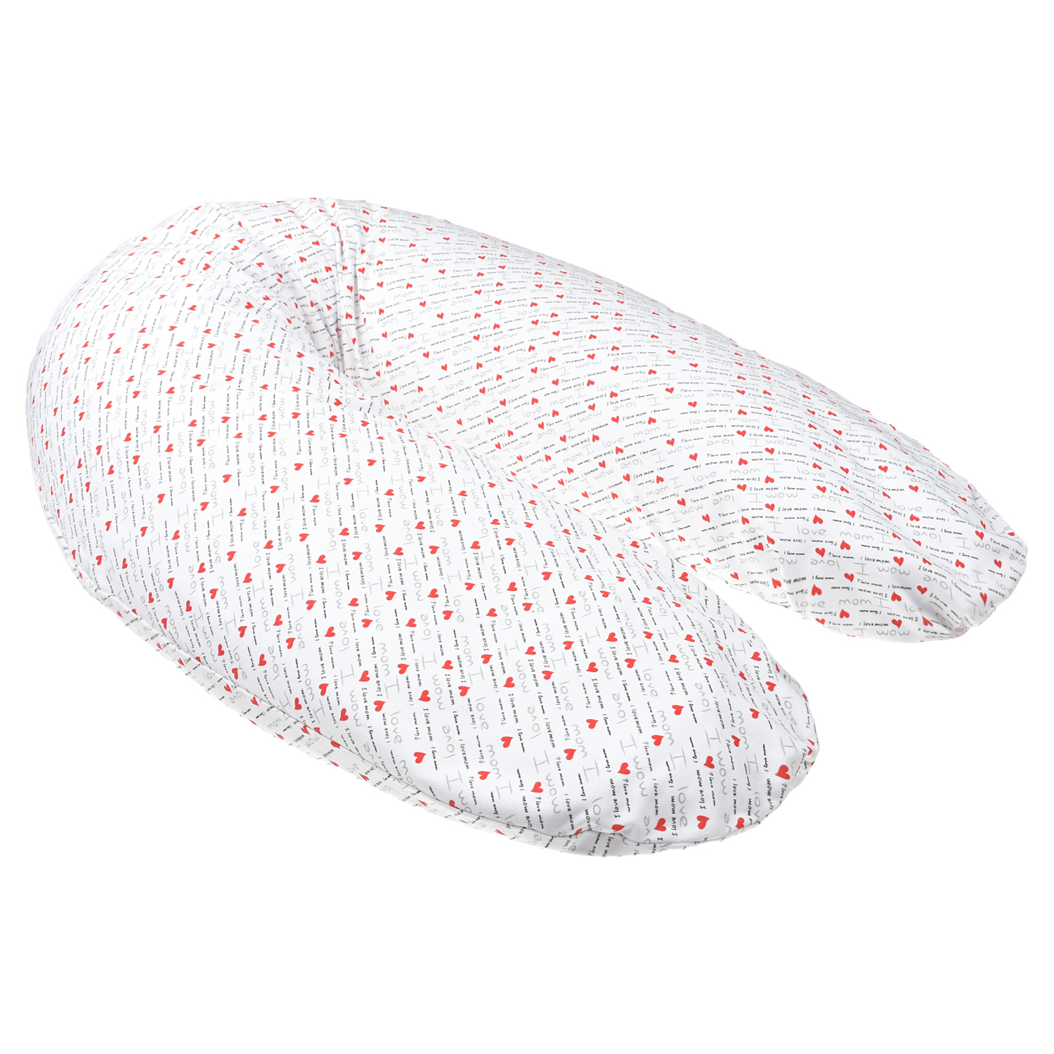 Подушка с принтом сердечки для беременных и кормления, 180 см Dan Maralex