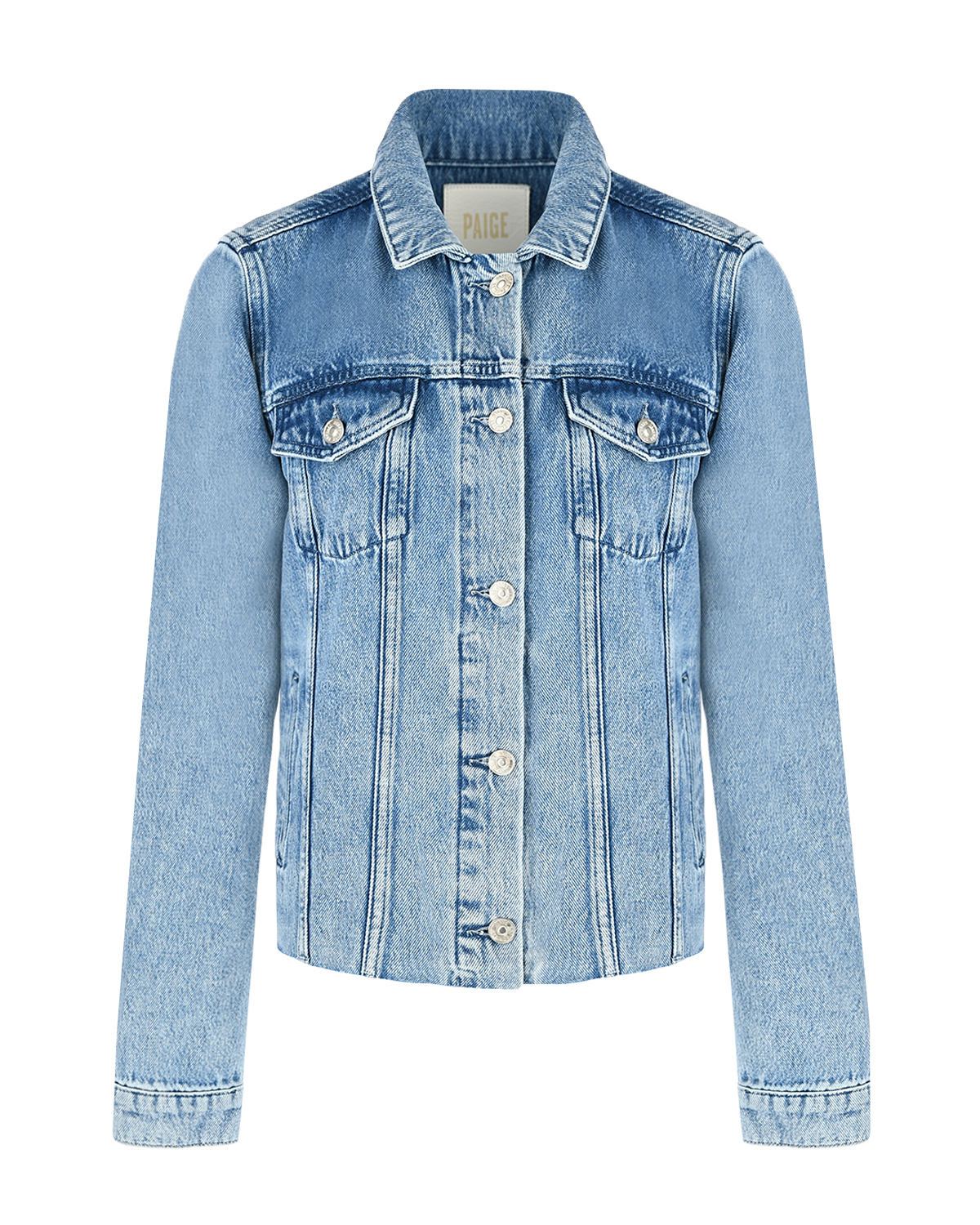 Купить Голубая джинсовая куртка Paige, Голубой, 60%хлопок+40%лиоцелл
