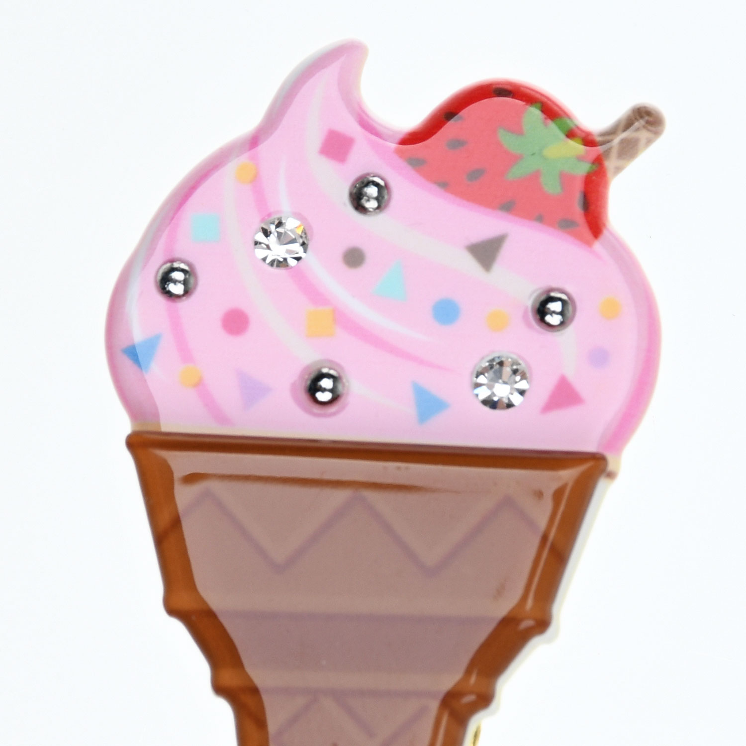 Заколка "Мороженое", розовая Rena Chris детская, цвет нет цвета - фото 3
