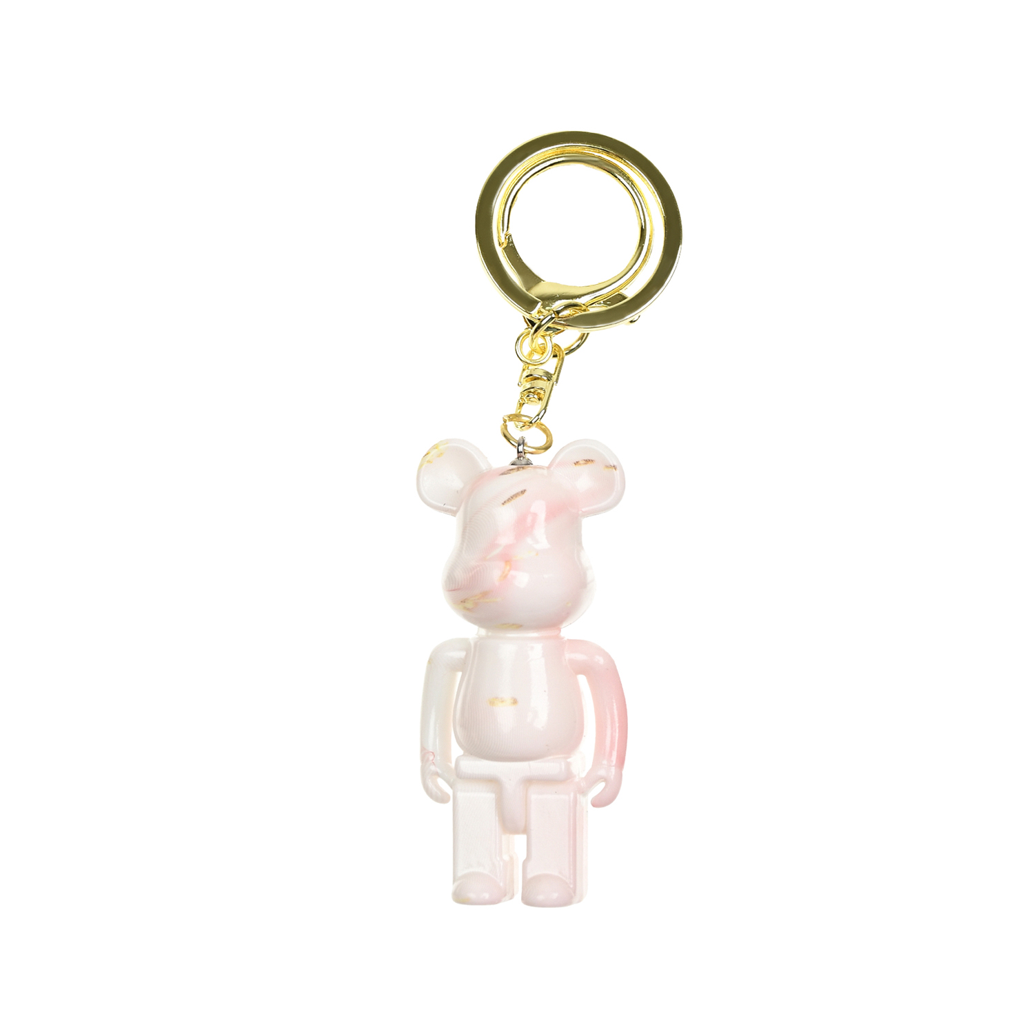 Брелок медведь бело-розовый Tais детский 2999₽