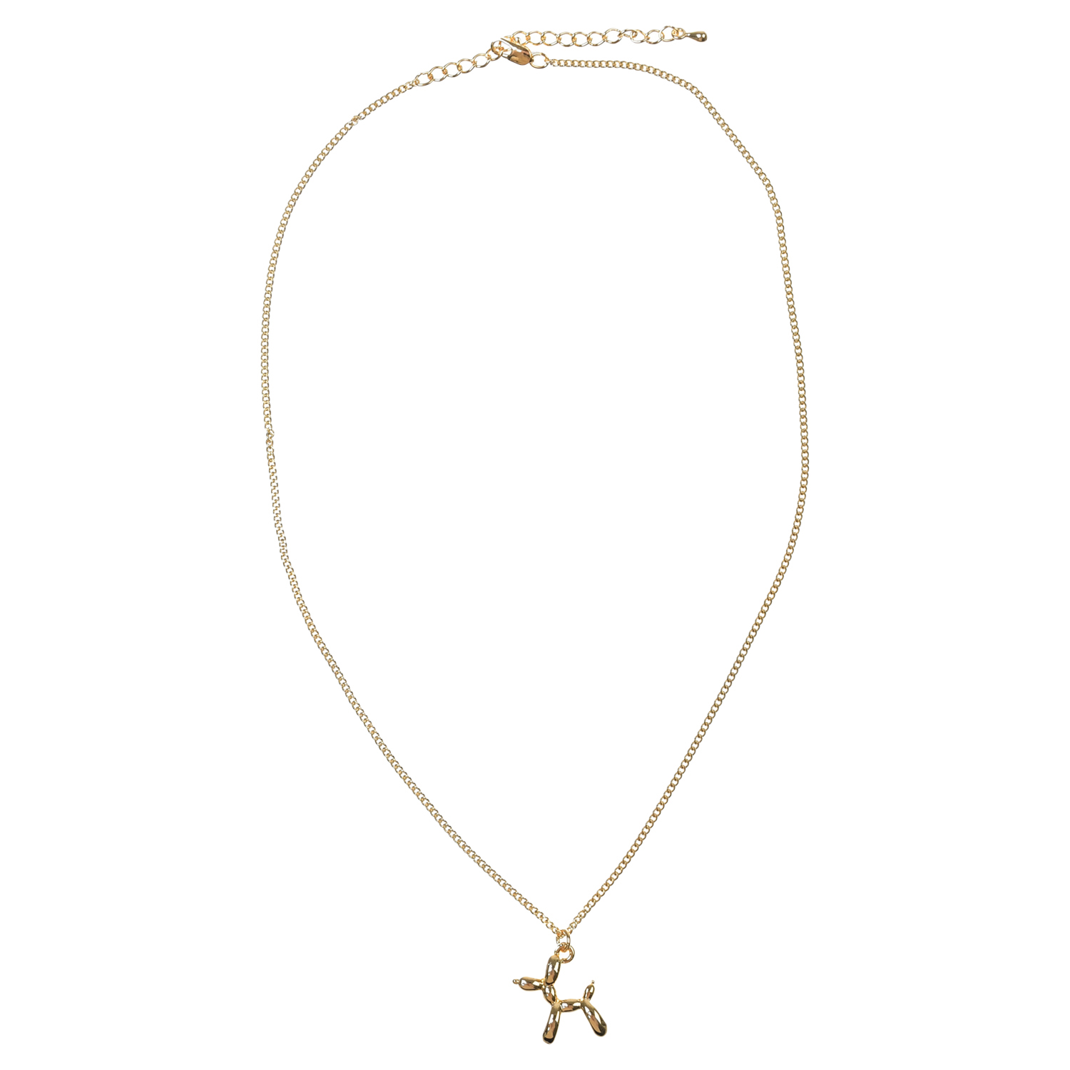 Колье с подвеской, золотая собачка Tais детское