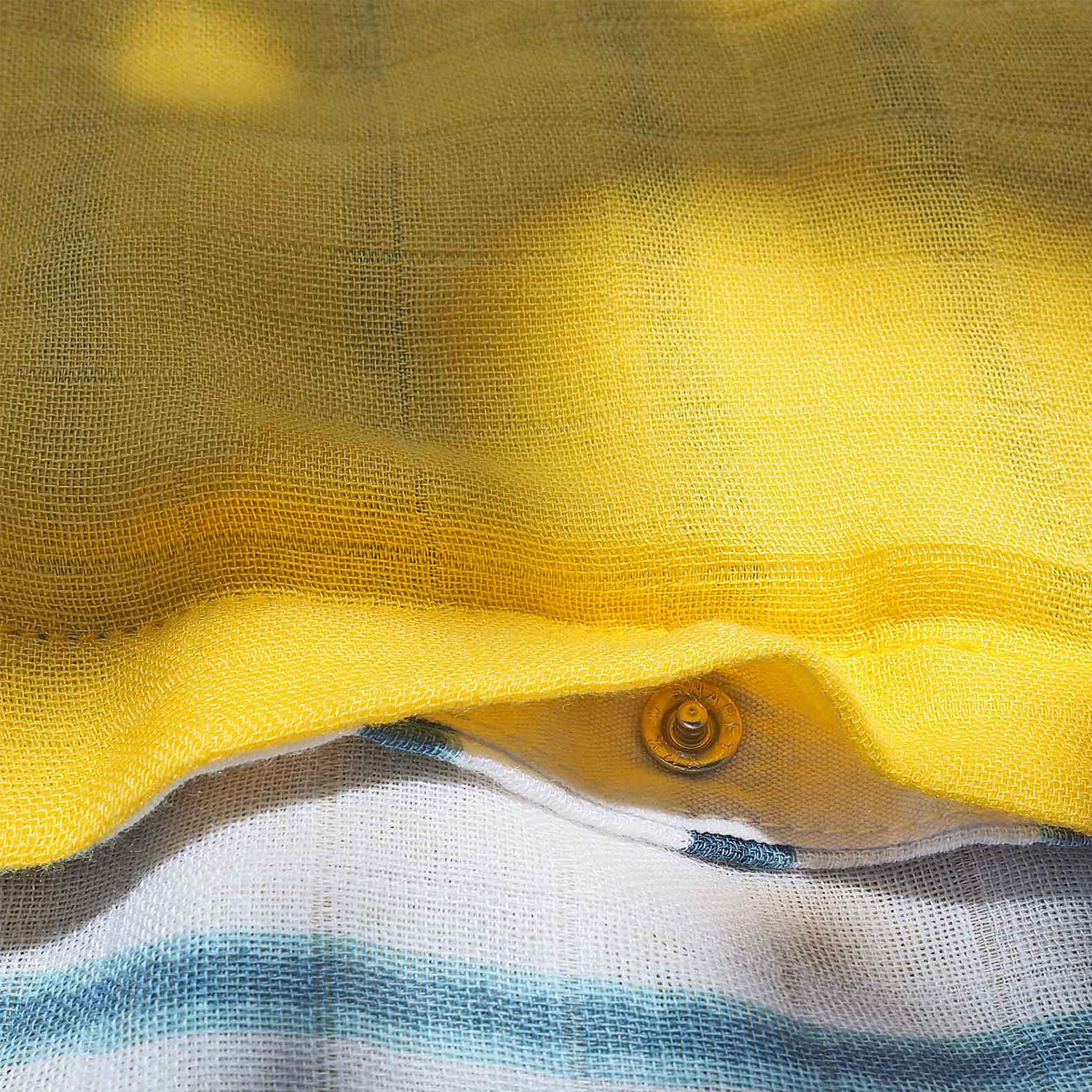 Одеяло "Желтое солнце" и "Бегущие волны",120х90см UMBO детское - фото 3