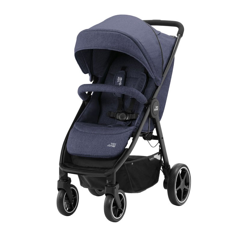 Коляска прогулочная B-Agile M Navy Inc Britax Roemer коляска britax roemer 2 в 1 strider m