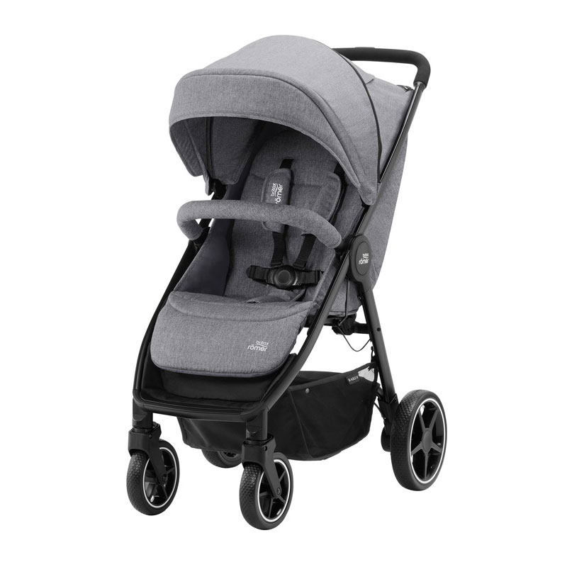 Коляска прогулочная B-Agile M Elephant Grey Britax Roemer britax roemer держатель для бутылочки smile iii b agile m