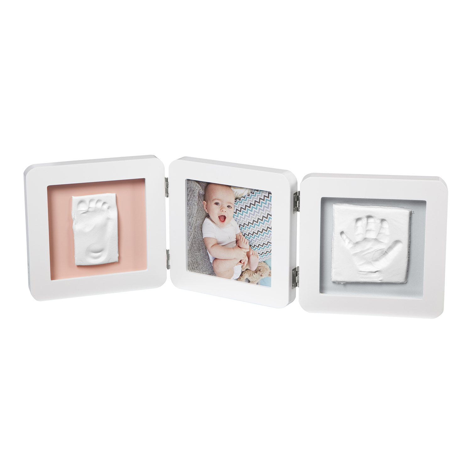 Белая тройная рамка с отпечатком Baby Art детская, цвет нет цвета - фото 2