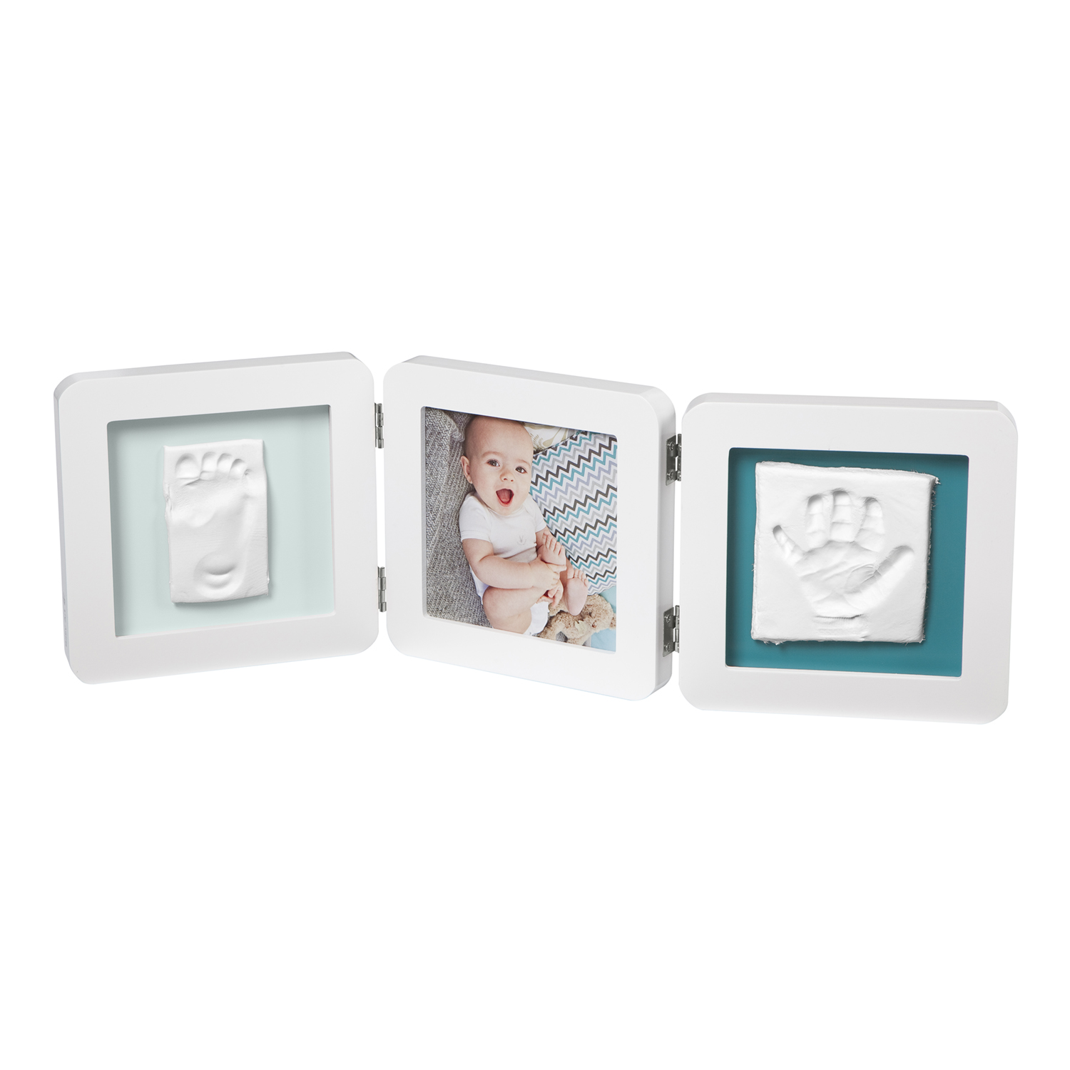 Белая тройная рамка с отпечатком Baby Art детская, цвет нет цвета - фото 3