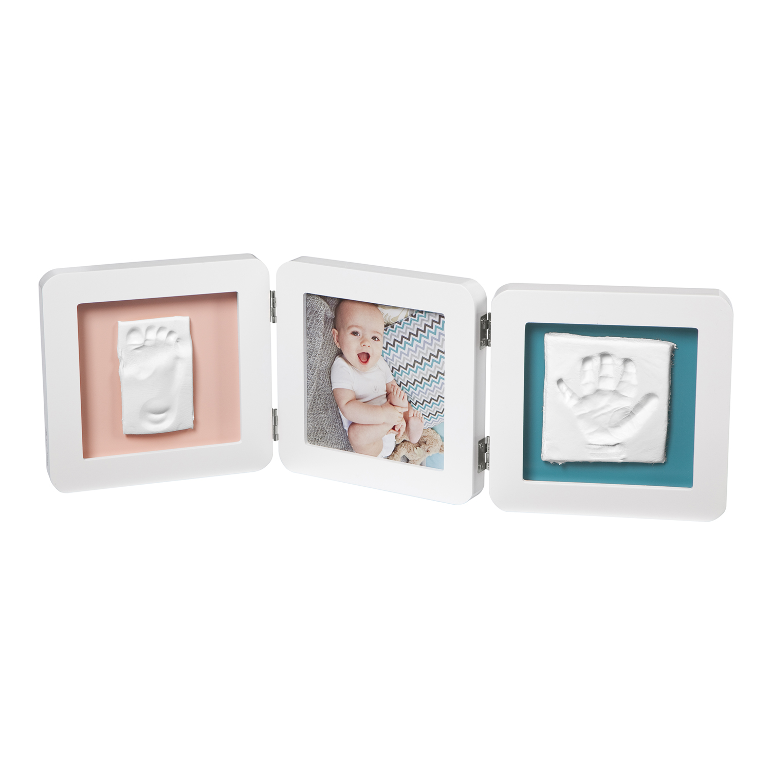 Белая тройная рамка с отпечатком Baby Art детская, цвет нет цвета - фото 4