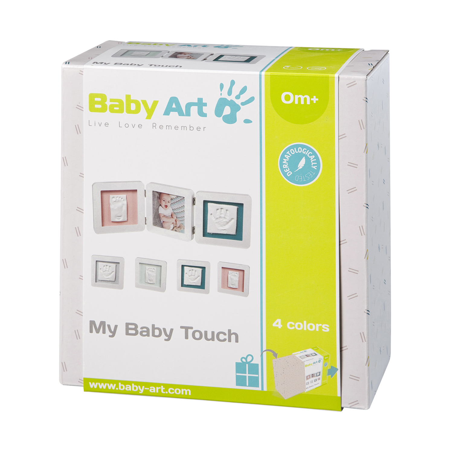 Белая тройная рамка с отпечатком Baby Art детская, цвет нет цвета - фото 6