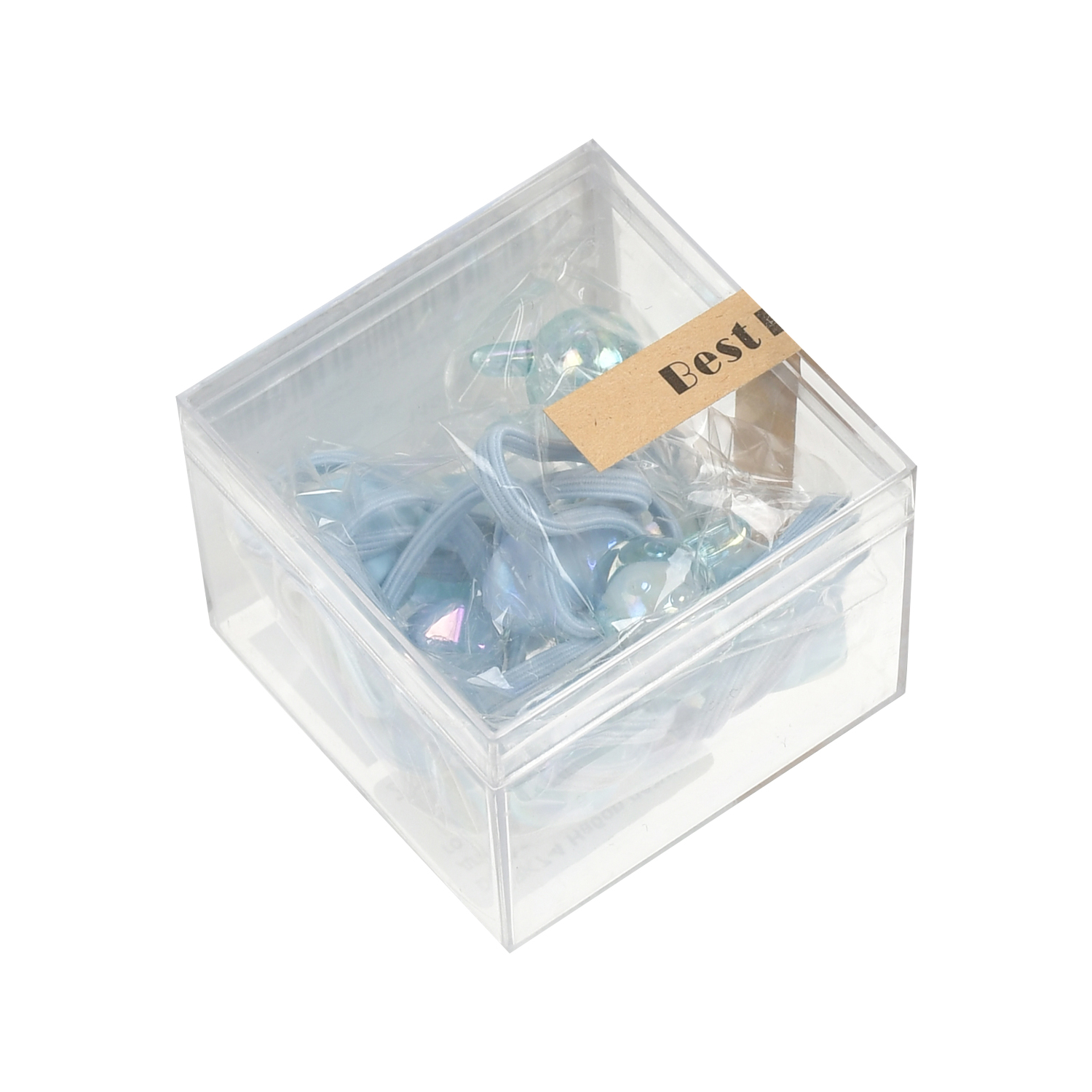 Набор голубых резинок в коробке Tais детский, цвет нет цвета - фото 1