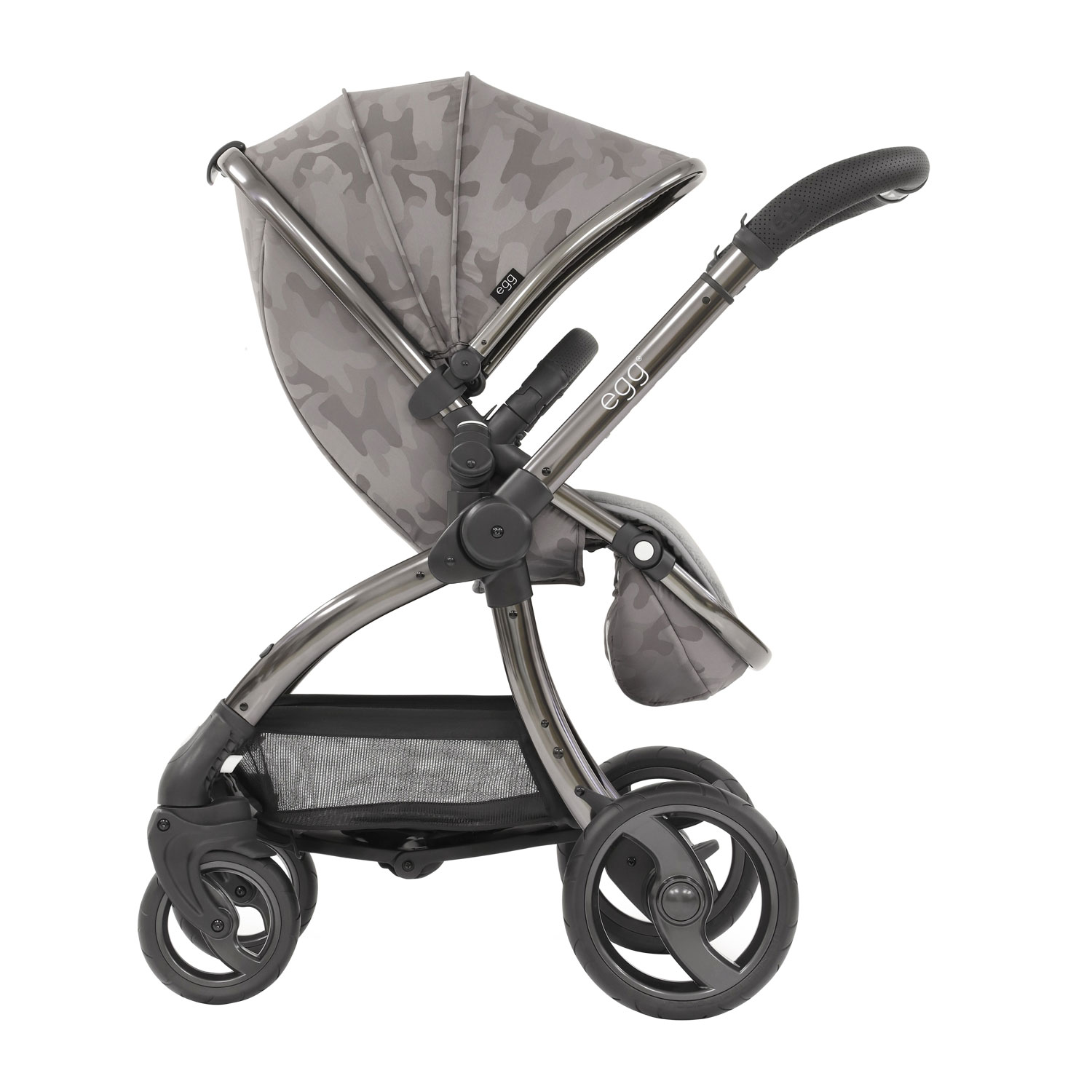 Коляска egg Stroller Camo Grey & Anodised Chassis коляска трансформер xiaomi elittle baby stroller f2 black panther