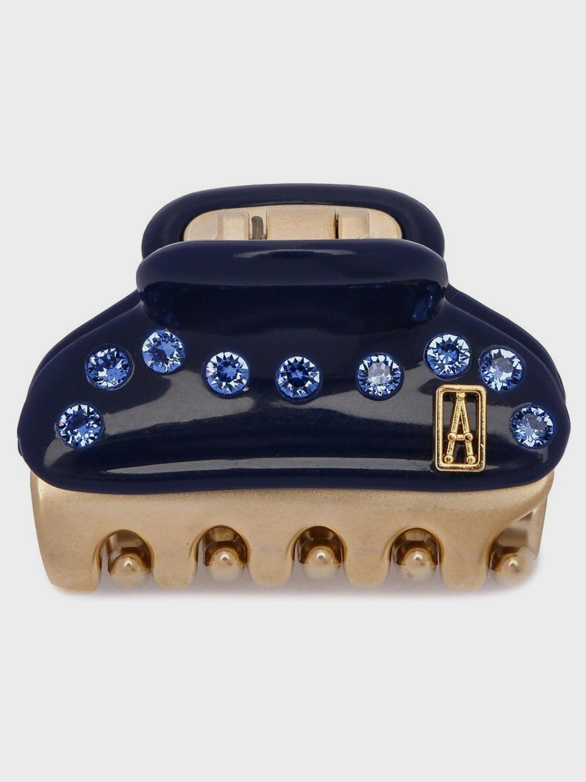 Заколка-краб темно-синий, 3 см Alexander de Paris детская