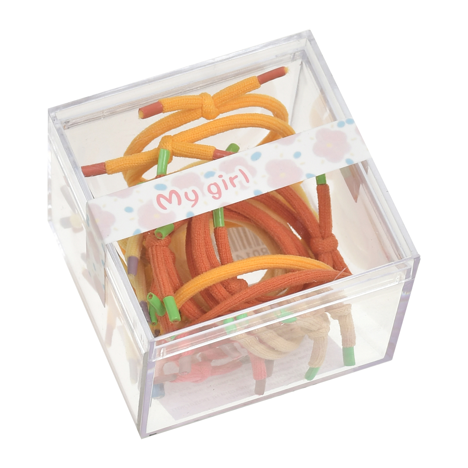 Набор резинок для волос в коробке, оранжевые Tais детский