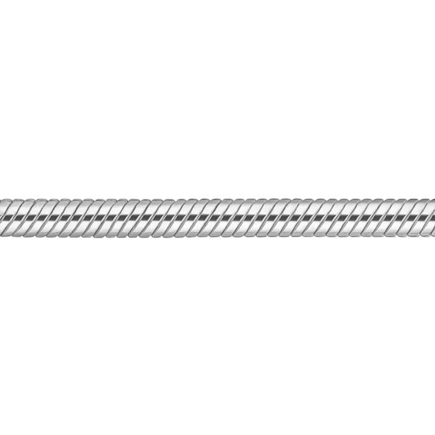 Серебряная цепочка плетения снейк Namfleg детская, размер 45, цвет нет цвета - фото 3