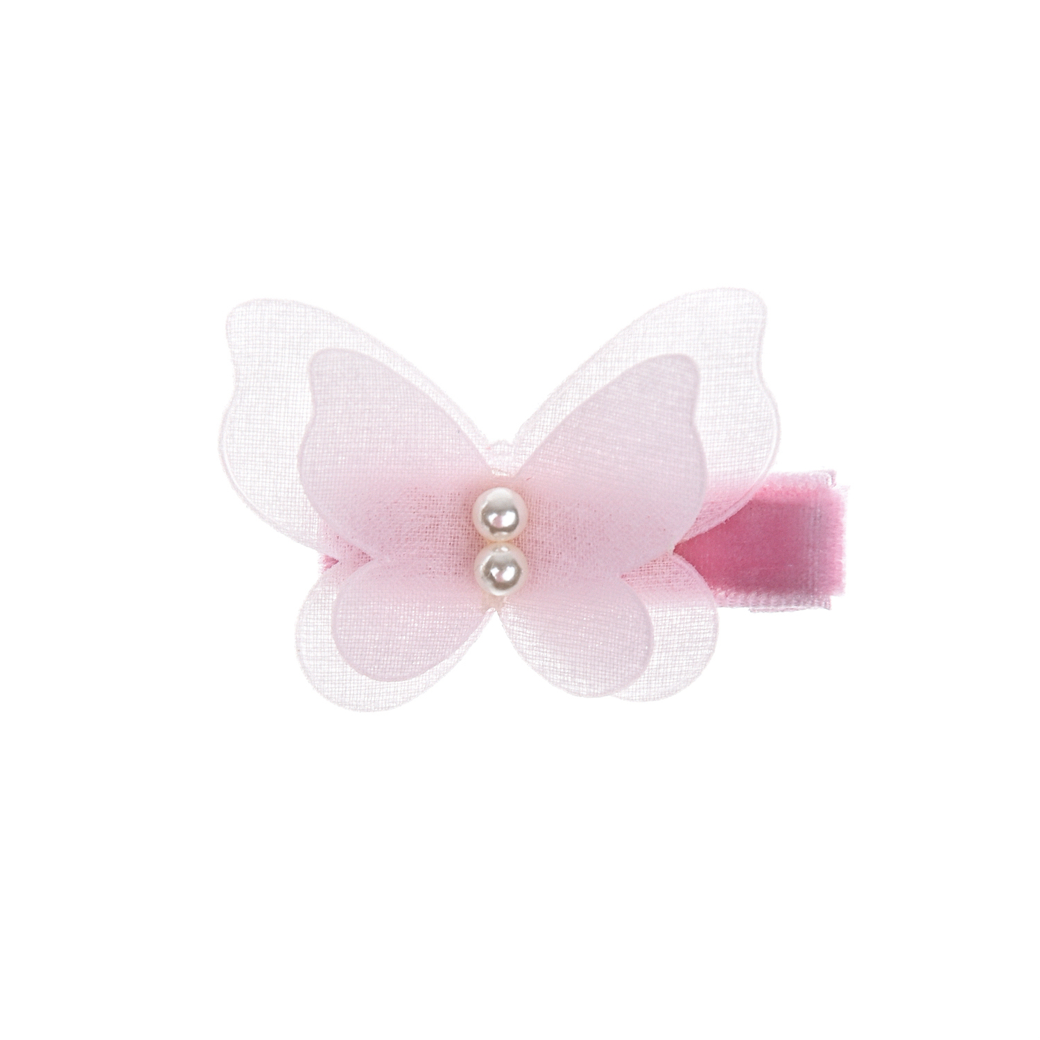 Заколка "бабочка", розовый Rena Chris детская, цвет нет цвета - фото 1
