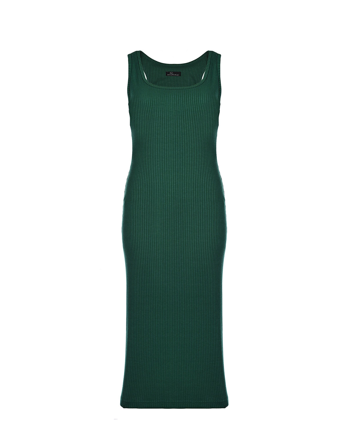 Зеленое платье миди Dan Maralex, размер 42, цвет черный - фото 1