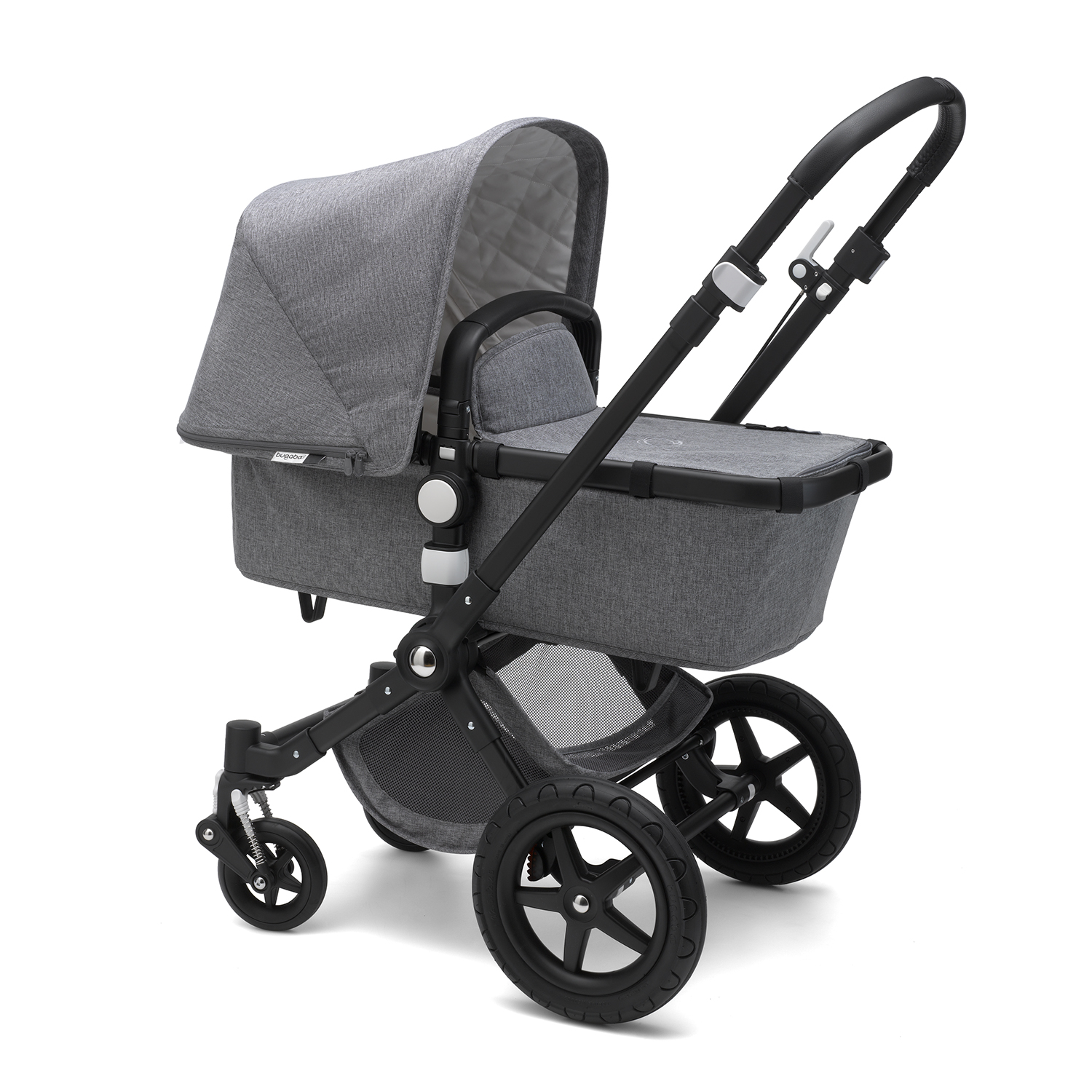 Коляска Bugaboo Cameleon 3 Plus Classic black/grey melange Коляска Bugaboo Cameleon 3 Plus Classic black/grey melange - фото 1