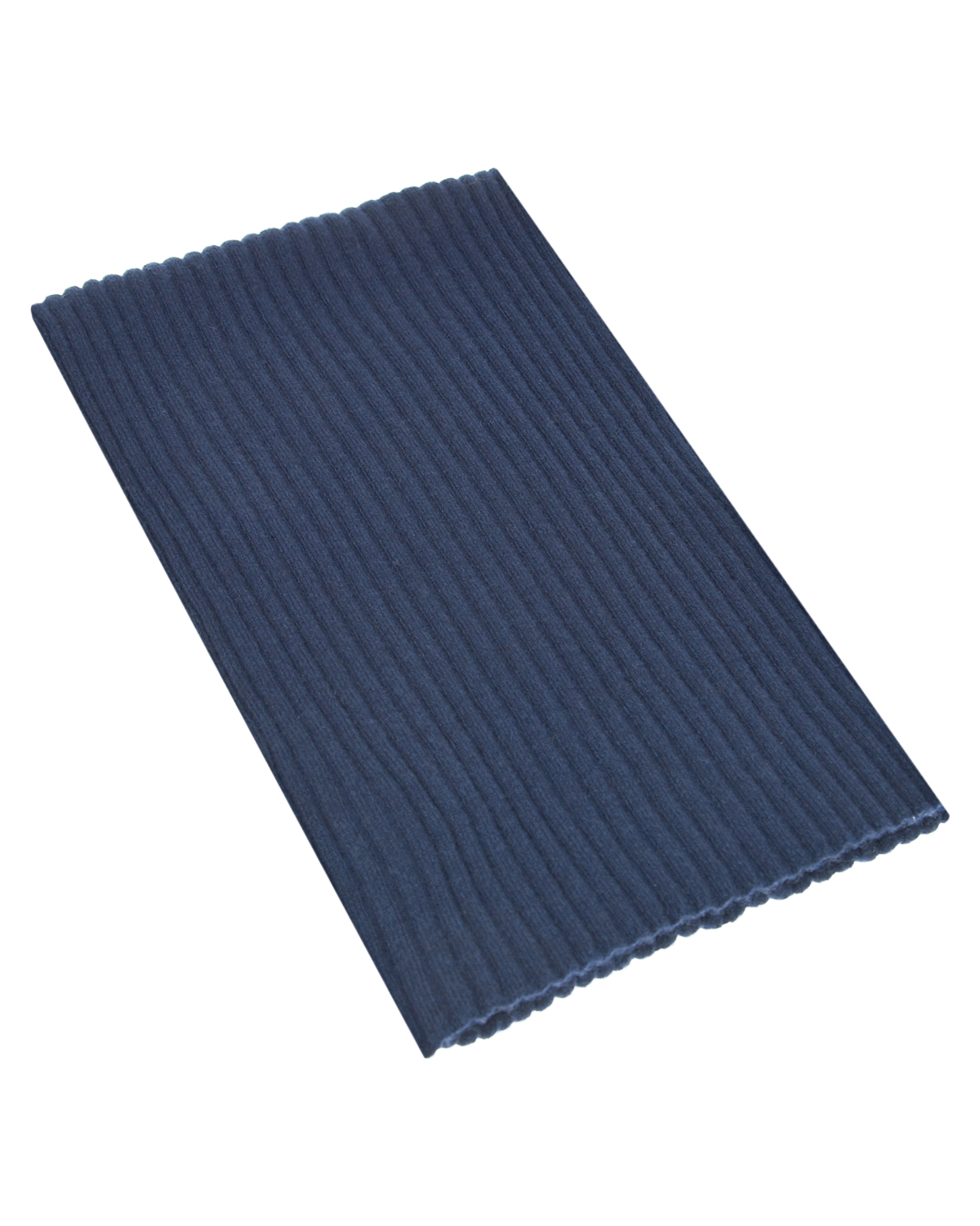 Синий кашемировый шарф
