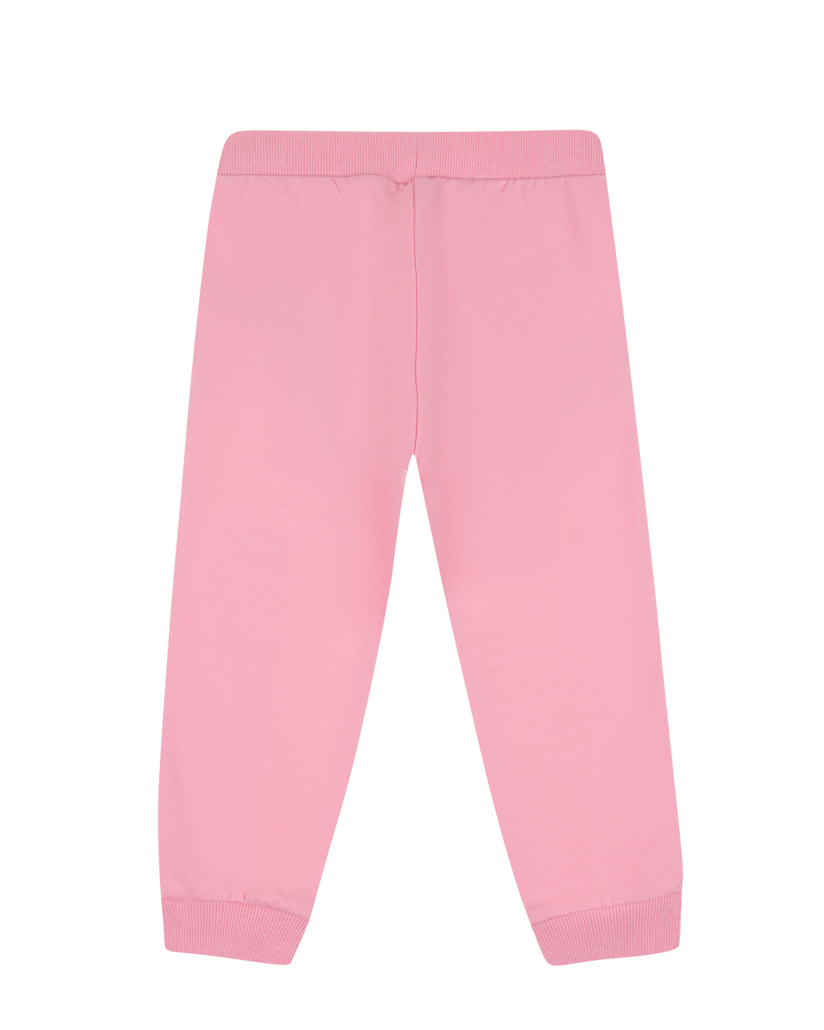 Розовые спортивные брюки Moschino детские - фото 6