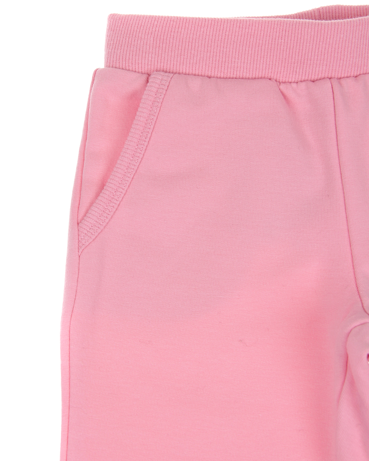 Розовые спортивные брюки Moschino детские - фото 3
