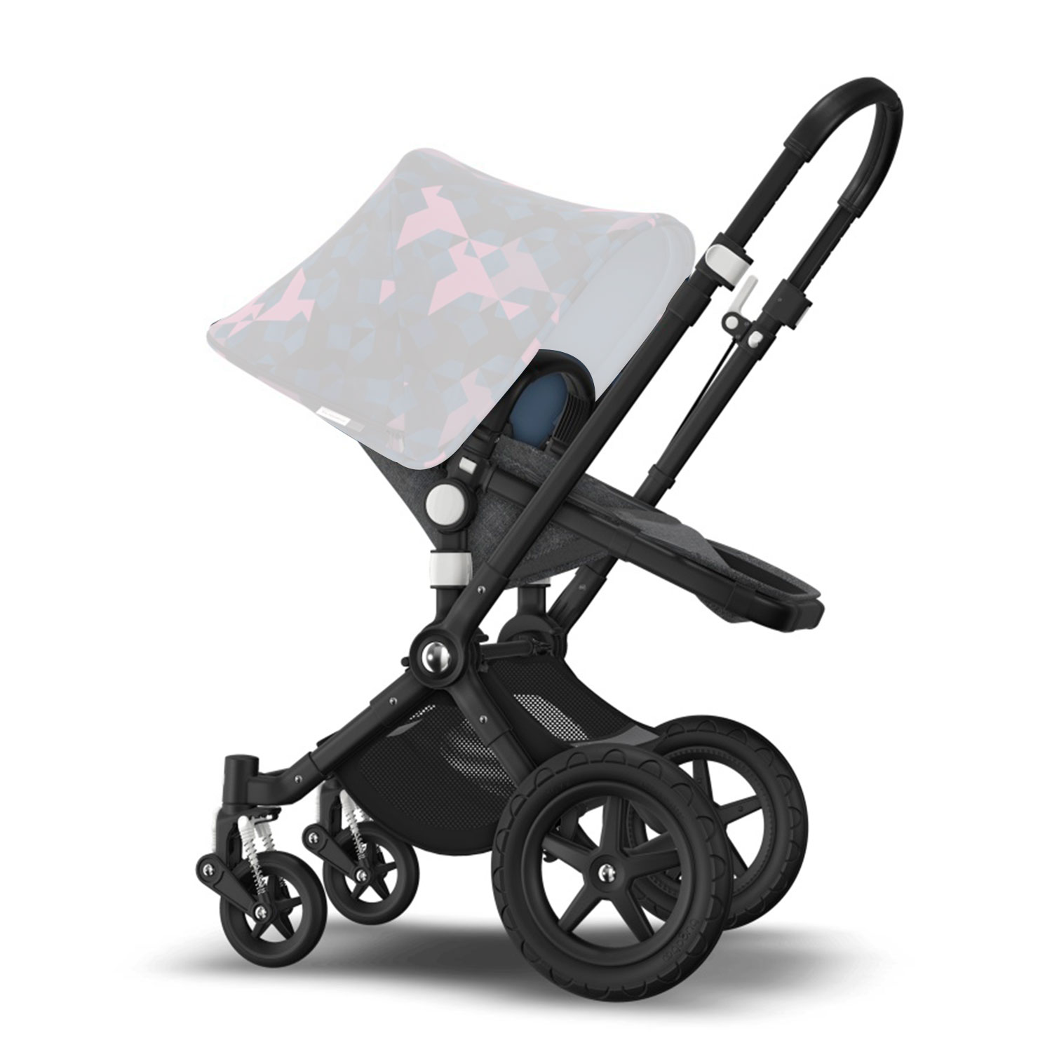 Коляска 2 в 1 Cameleon3 Plus BLACK/ GREY MELANGE Bugaboo Коляска 2 в 1 Cameleon3 Plus BLACK/ GREY MELANGE Bugaboo - фото 2