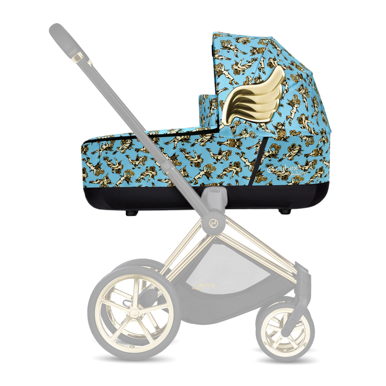 Люлька PRIAM III FE JS Cherubs Blue CYBEX - фото 4