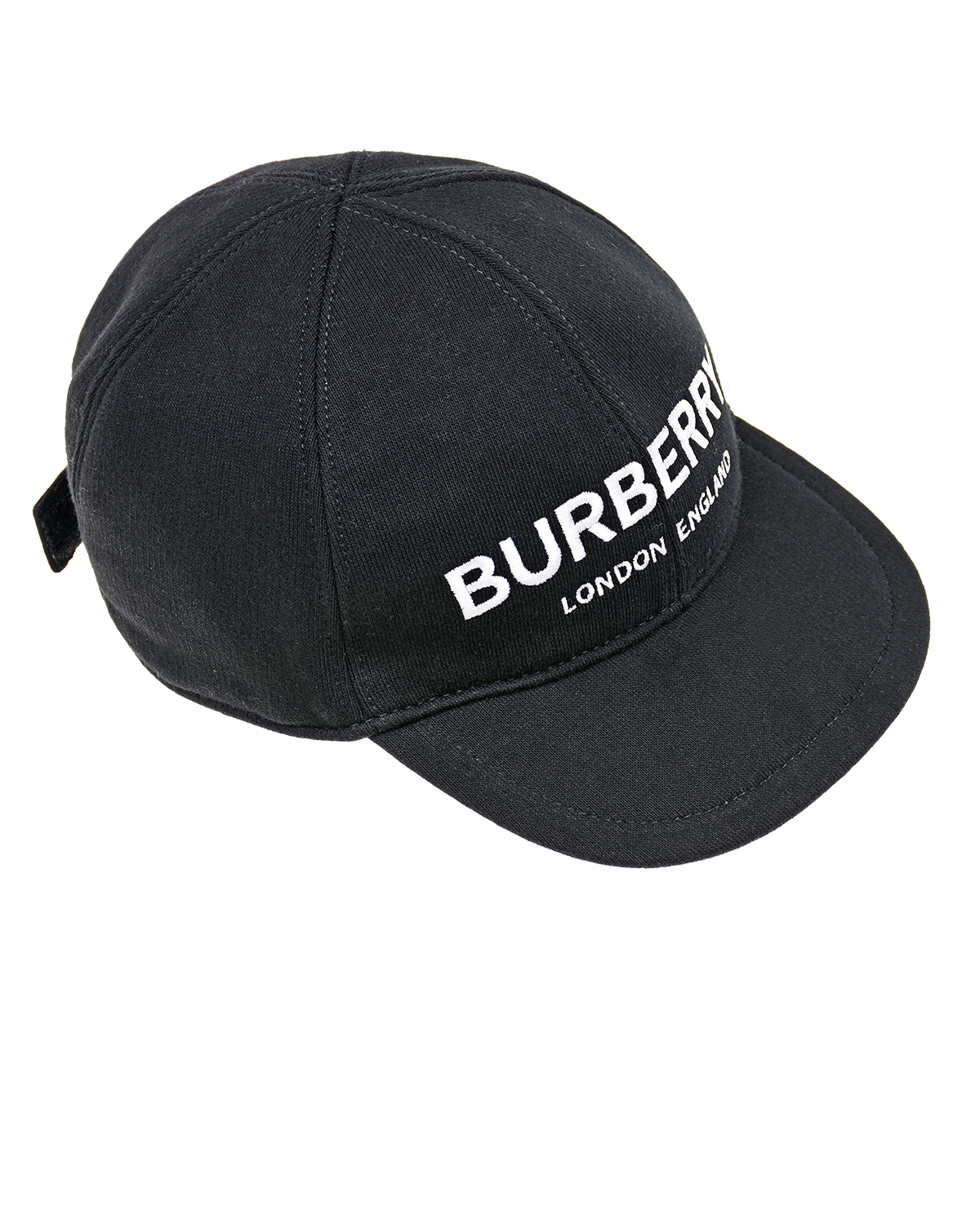 Черная бейсболка с вышивкой London England Burberry