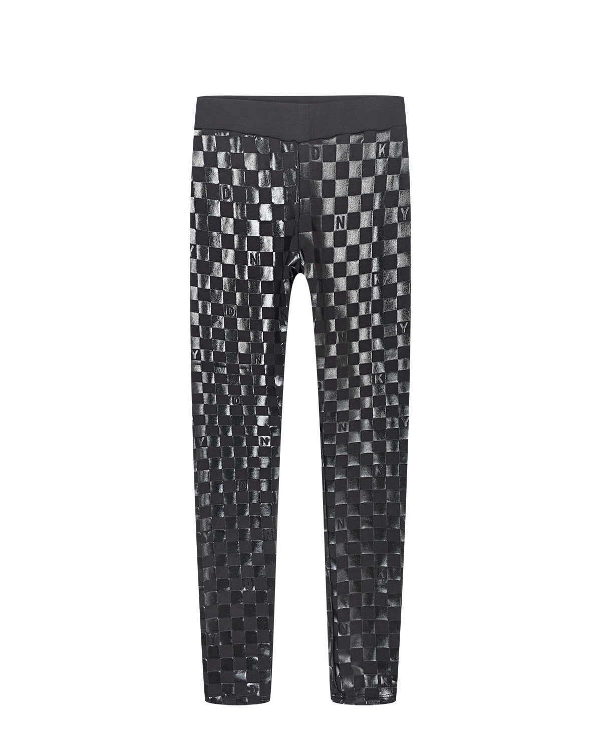 

Черные леггинсы в клетку DKNY детские, Черный, Черные леггинсы в клетку DKNY детские