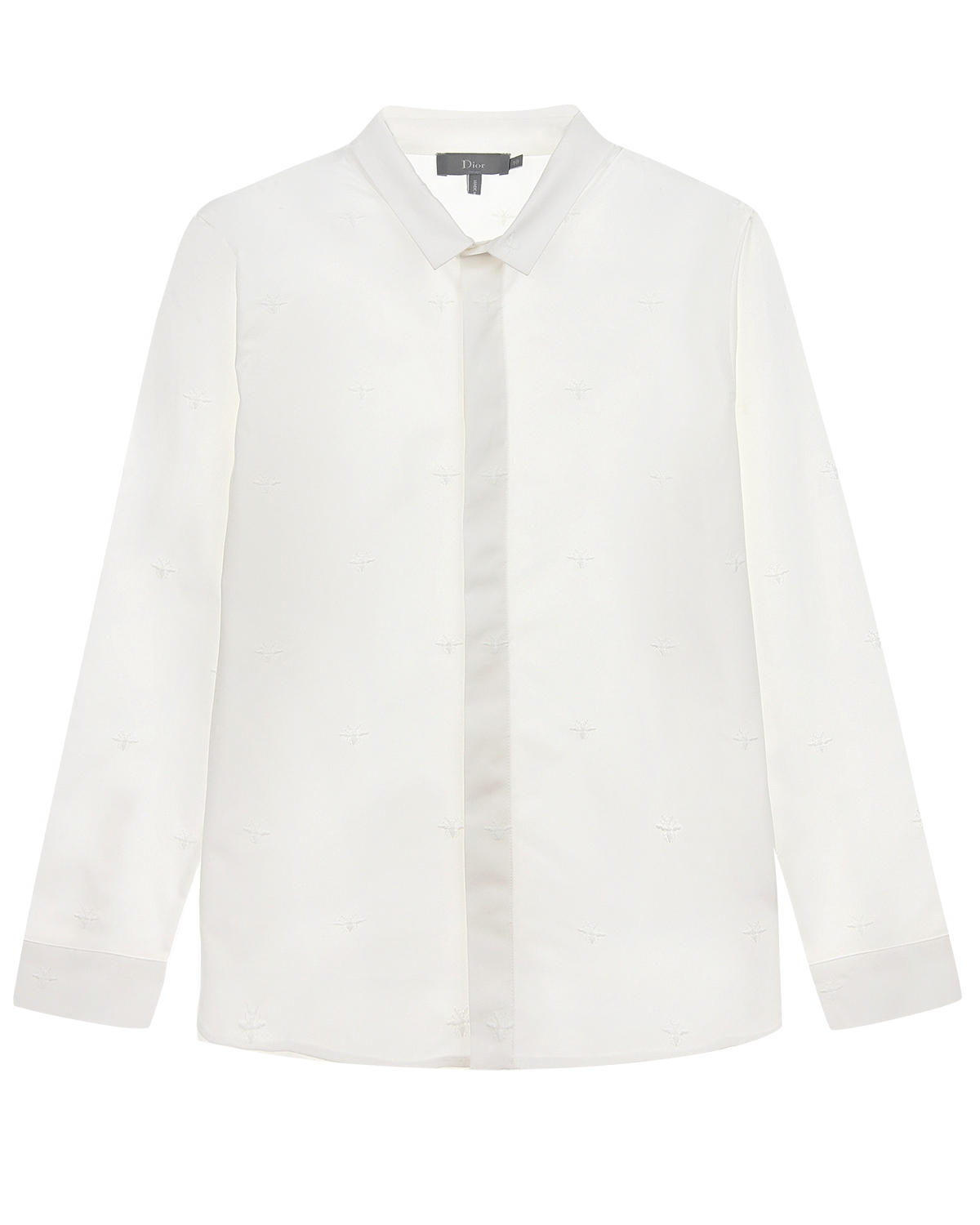 Белая рубашка с вышивкой Dior детская