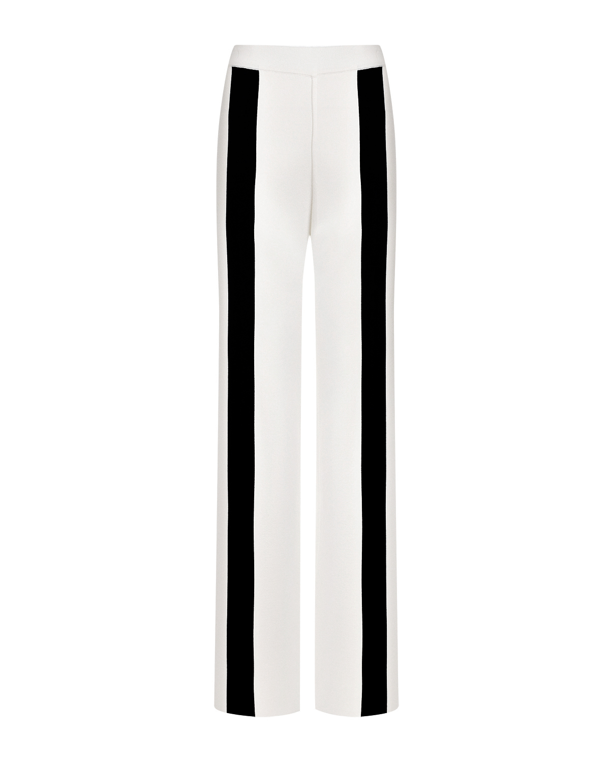 Белые спортивные брюки с черными полосками MRZ