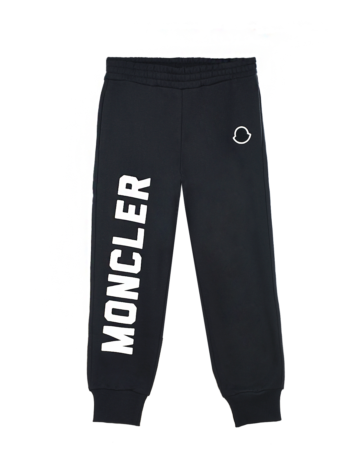Черные спортивные брюки с логотипом Moncler детские - фото 1