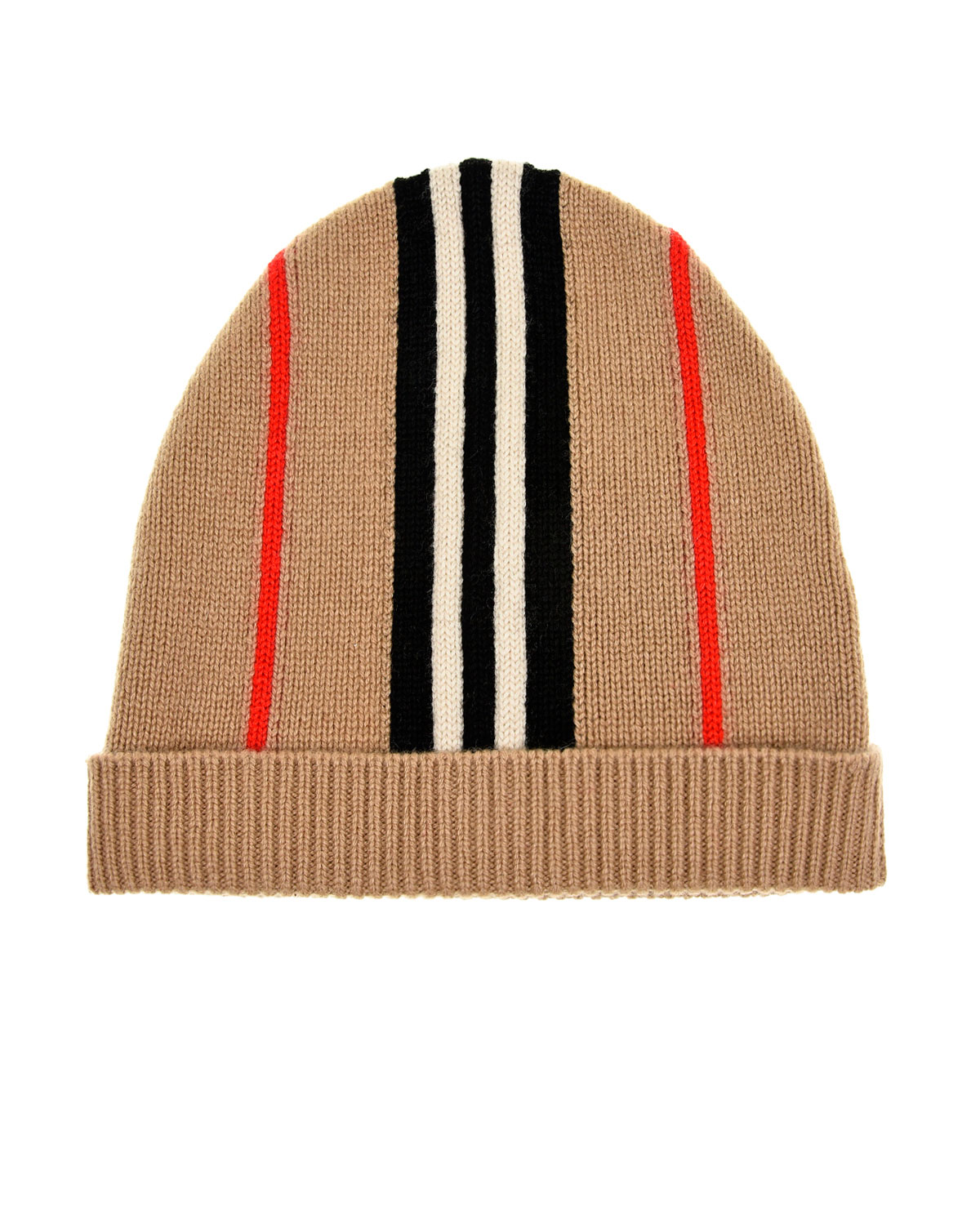 

Шапка из шерсти и кашемира с полосками Burberry детская, Бежевый, Шапка из шерсти и кашемира с полосками Burberry детская