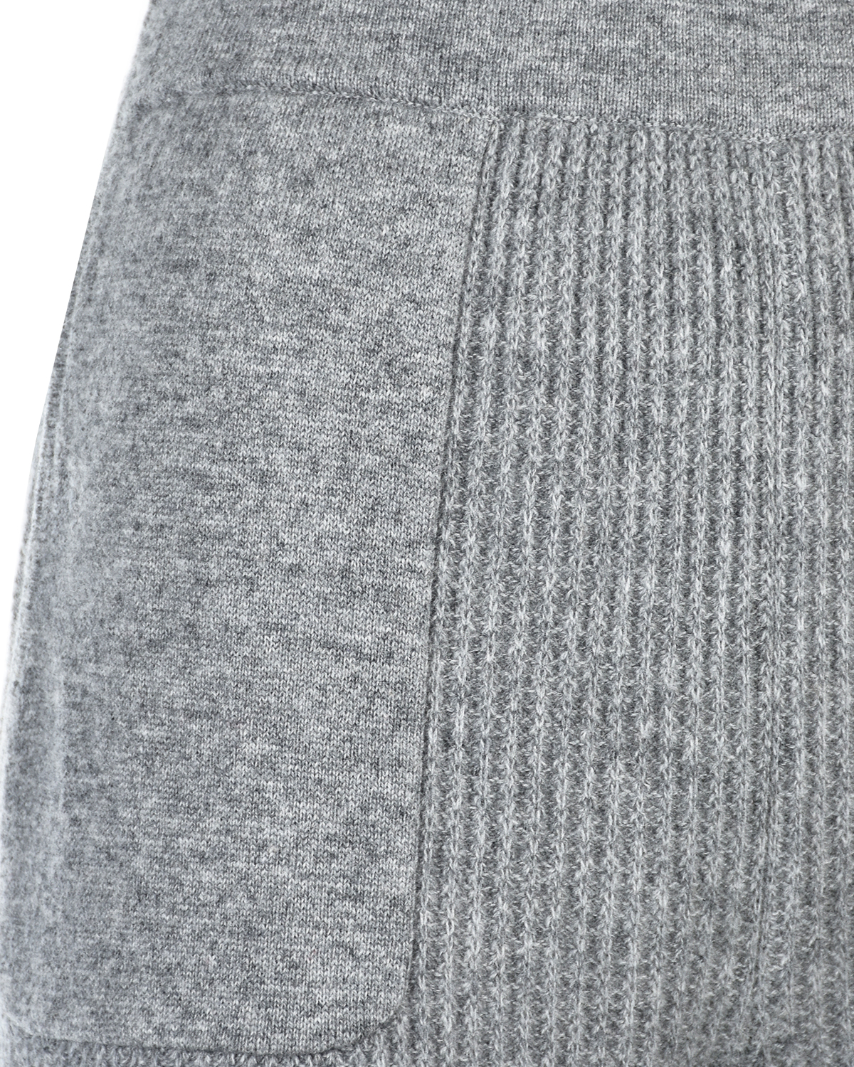 Укороченные кашемировые брюки Allude, размер 38, цвет серый - фото 8