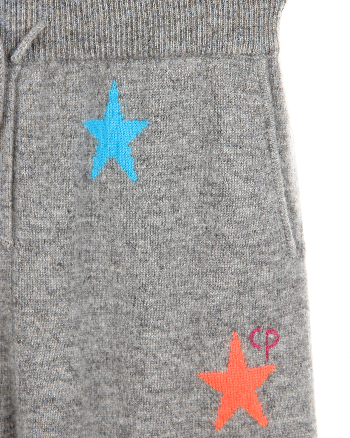 Серые кашемировые брюки с декором "звезды" Chinti&Parker детские - фото 3