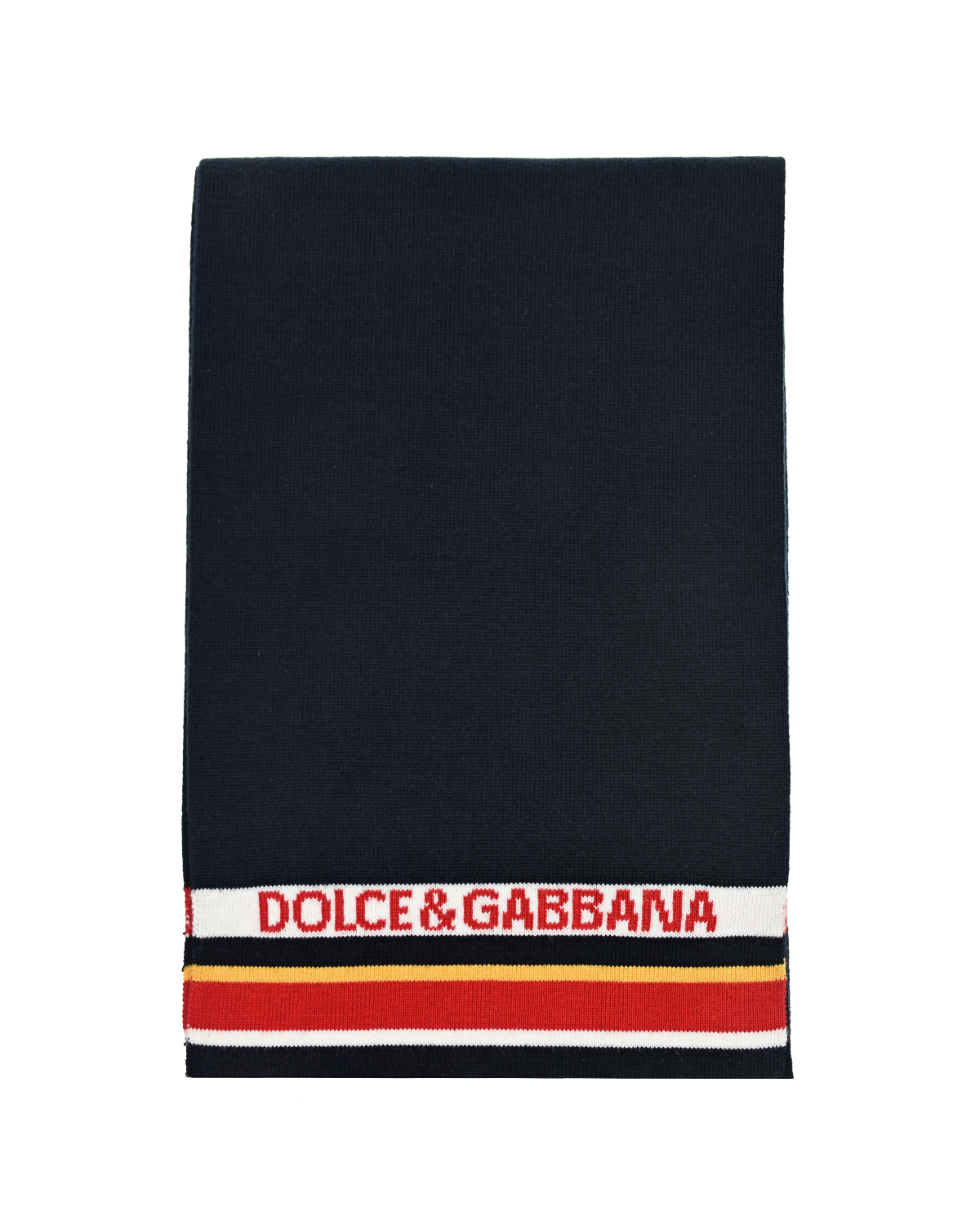 Шарф с отделкой в полоску Dolce&Gabbana детский - фото 2